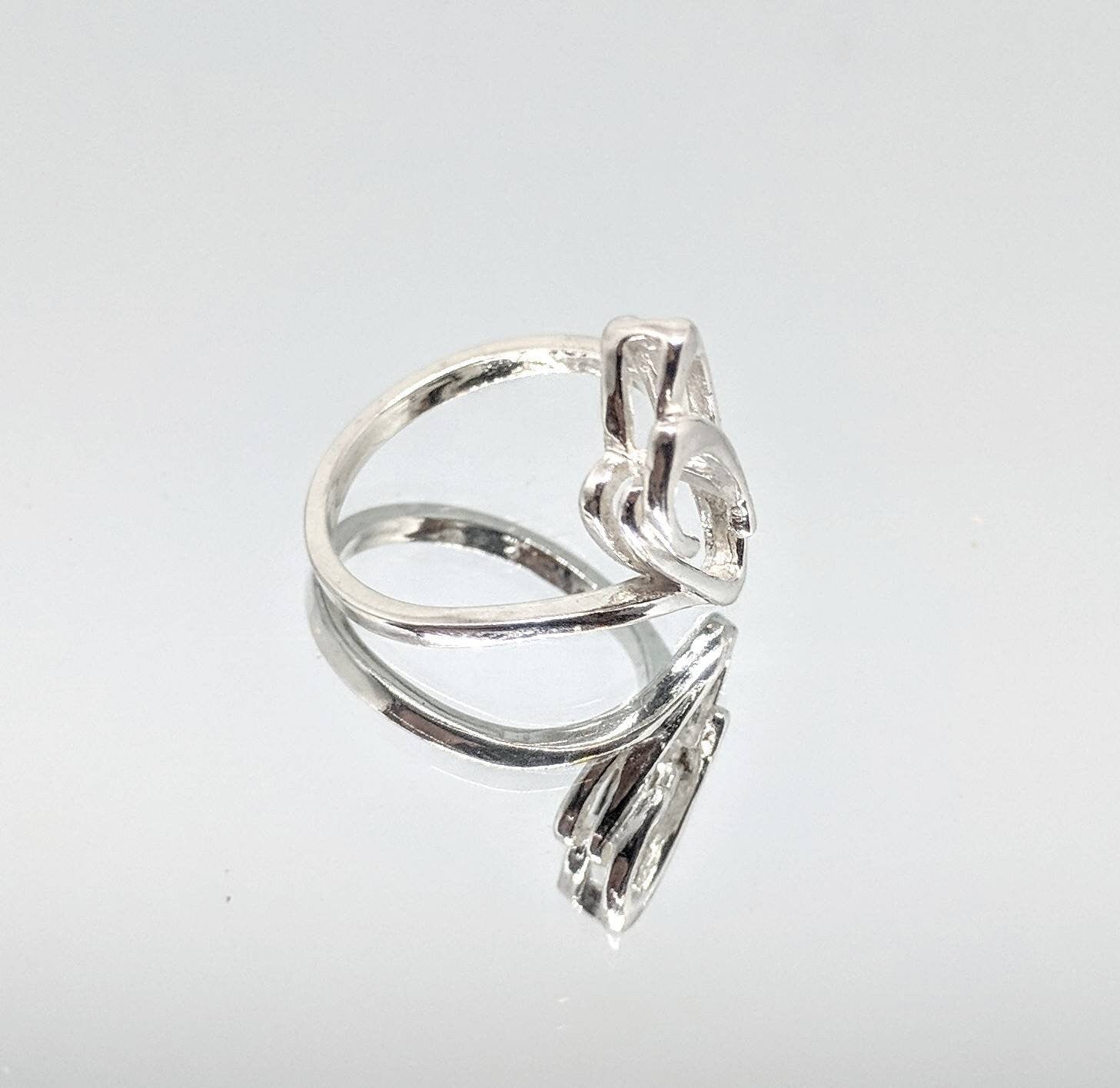 14K Gold or Sterling Silver Freeform Ring Shank Size 7 - DIY Jewelry Making Kit, Fashion Statement Ring for Women (168 032/148 032) | Perfect for Handmade Jewelry, Gift Giving & Special Occasions