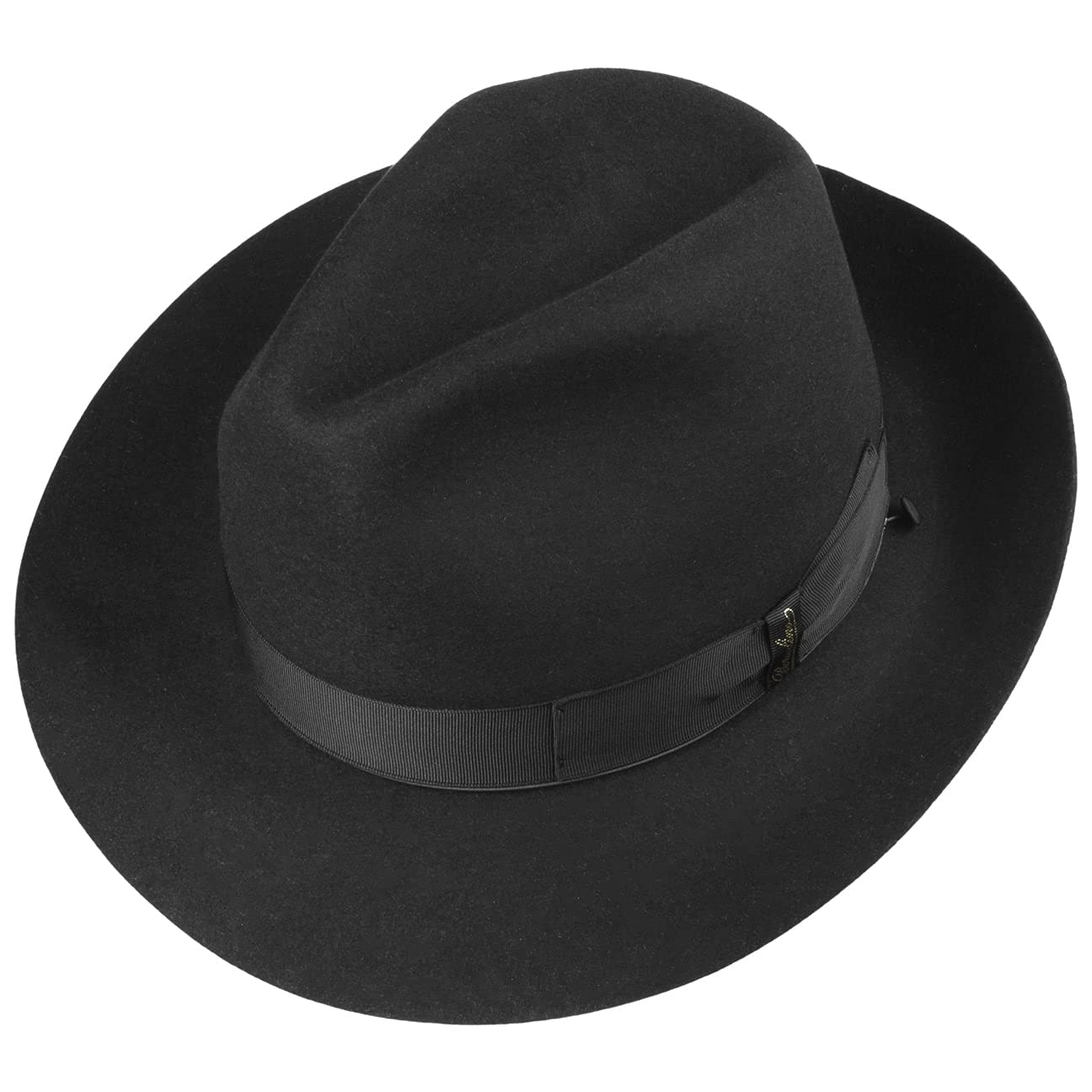 Bellagio Fur Felt Hat for Women & Men - Classic Fedora Style Wide Brim Sun Hat - Perfect for Outdoor Events, Weddings, and Fashion Accessories