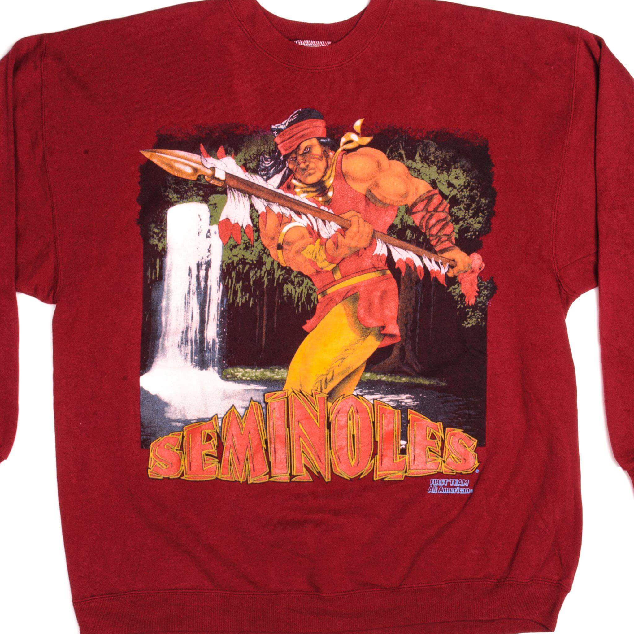 Vintage 1993 Florida State Seminoles Football Sweatshirt - XL Size - Retro College Sports Fan Gift for Men & Women - Perfect for Game Day, Tailgating, and Casual Wear