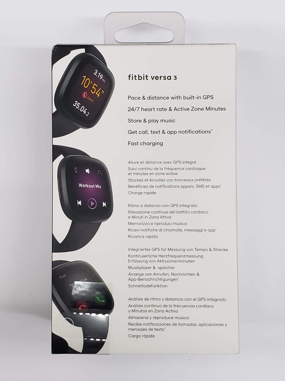 Fitbit Versa 3 Smart Watch with Alexa Built-in, Heart Rate Monitor, GPS & Sleep Tracking - Perfect for Fitness Enthusiasts & Active Lifestyles