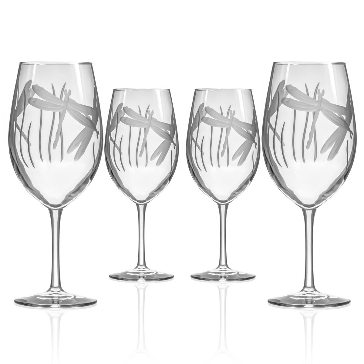 Premium Dragonfly 18oz All-Purpose Wine Glasses Set of 12 - Perfect for Red Wine, White Wine, Cocktails & Water - Ideal for Parties, Weddings, Restaurants & Home Entertaining