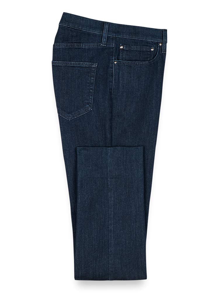 Paul Fredrick Men's Five Pocket Denim Pants - Classic Fit, Comfortable Stretch Jeans for Casual & Business Wear | Perfect for Office, Travel & Everyday Use