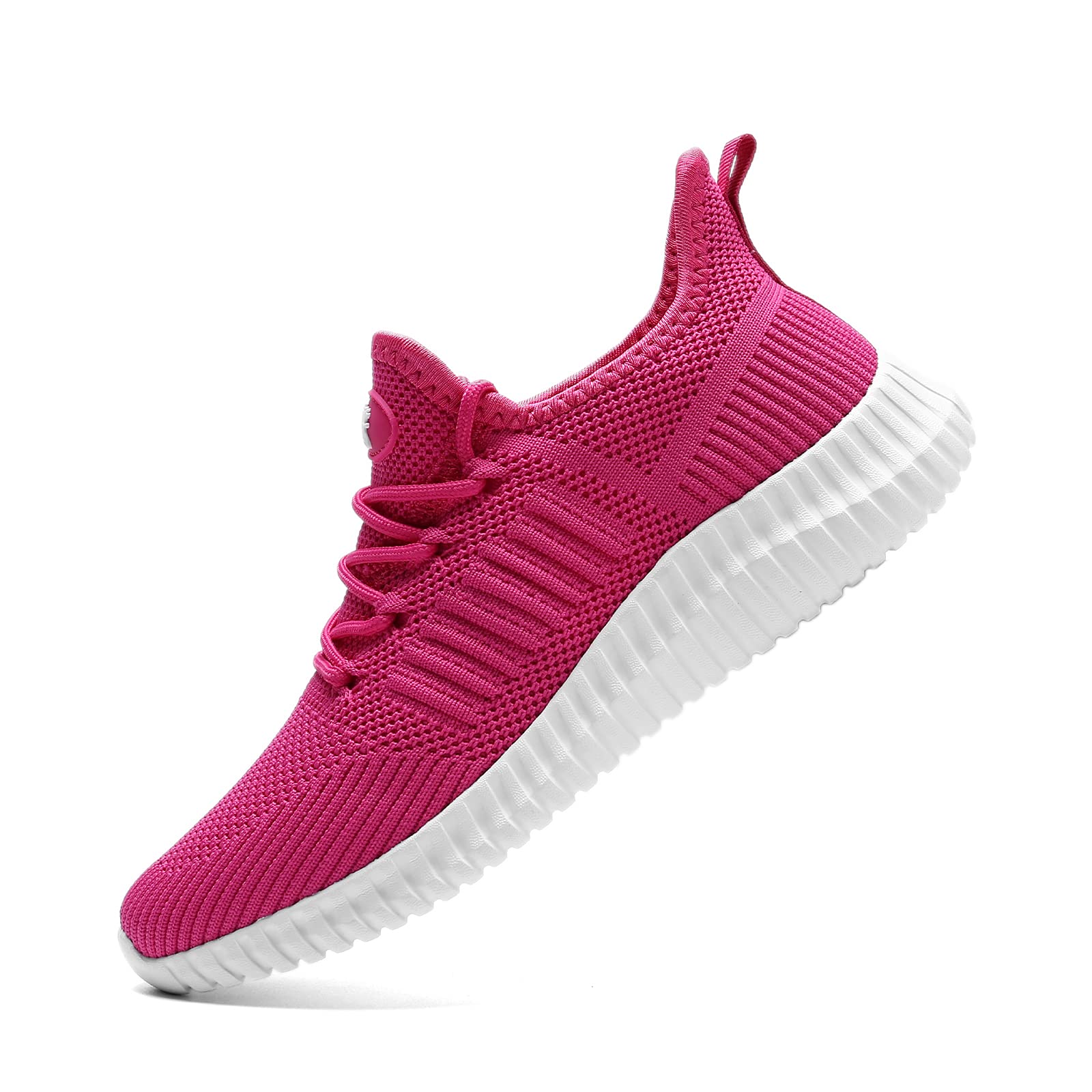 SK·TRIP Women's Walking Shoes - Lightweight Breathable Flyknit Mesh Sneakers for Running, Jogging, Gym Workouts & Casual Wear | Non-Slip Comfortable Tennis Shoes for Women | Perfect for Walking, Travel & Daily Activities