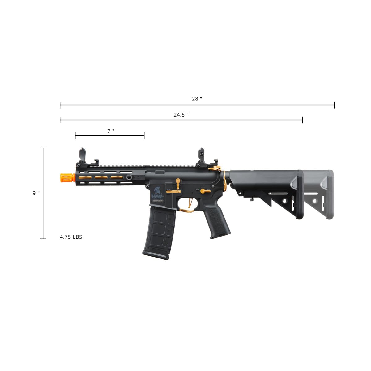 Lancer Tactical Gen 2 Hellion MLOK 7
