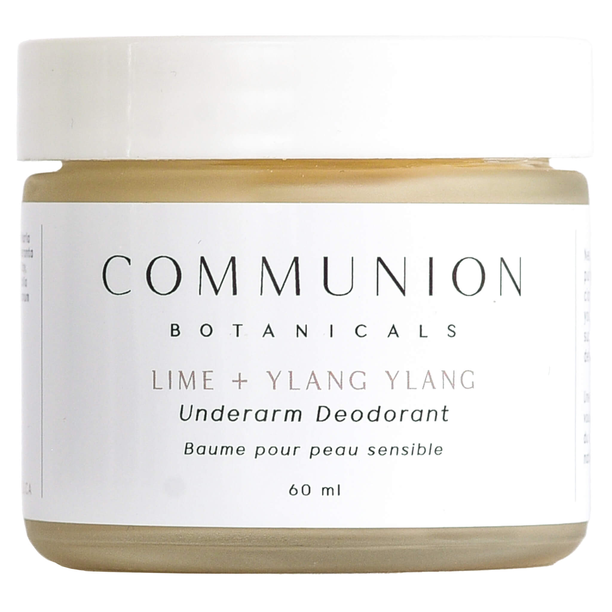 Natural Lime & Ylang Ylang Underarm Deodorant for Women & Men - Organic, Aluminum-Free, Long-Lasting Freshness - Perfect for Gym, Work & Daily Use