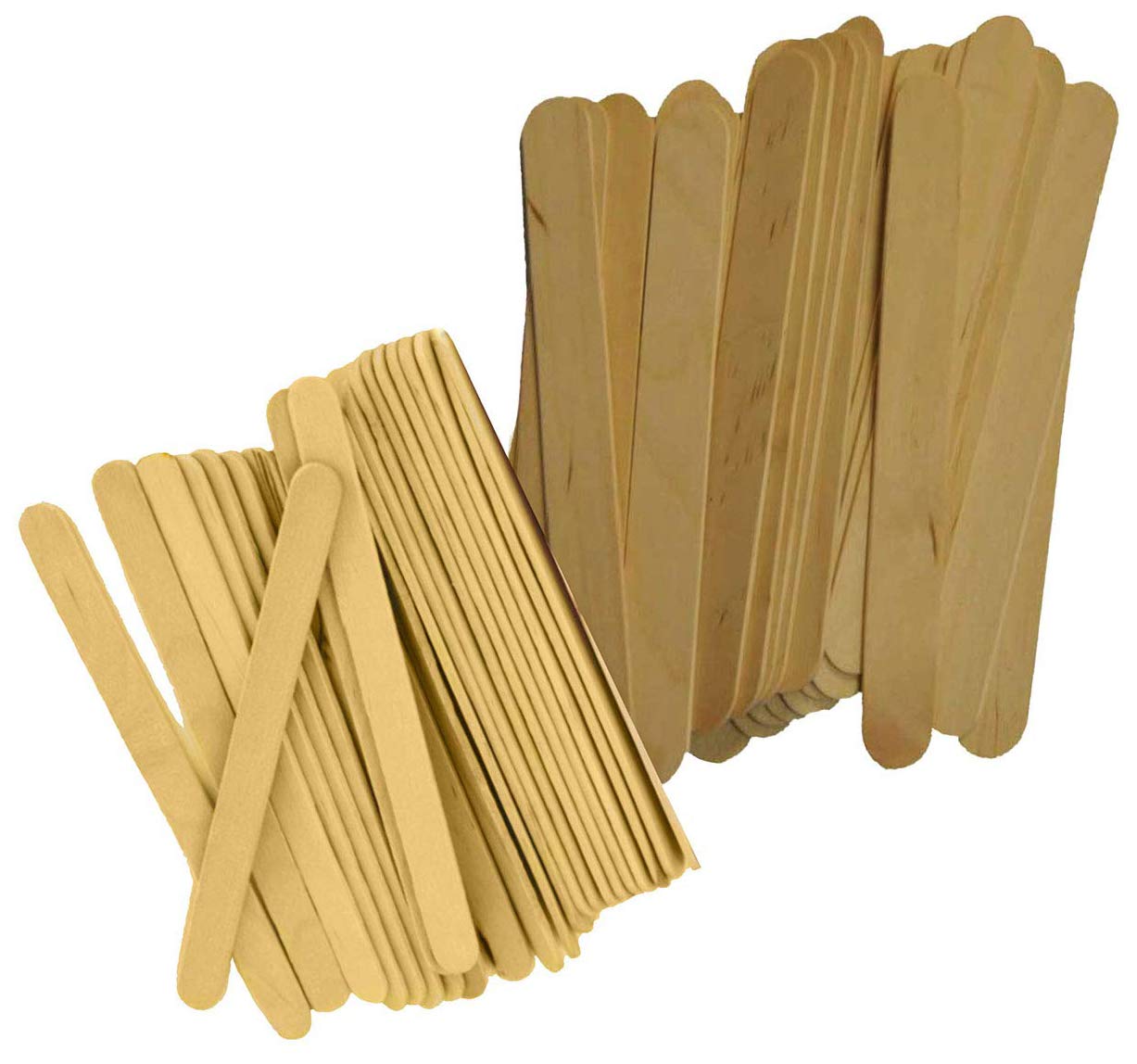Perfect Stix - Combo Craft Pack 300ct - Jumbo/114ST Colorful Popsicle Sticks for DIY Arts & Crafts, School Projects, and STEM Activities