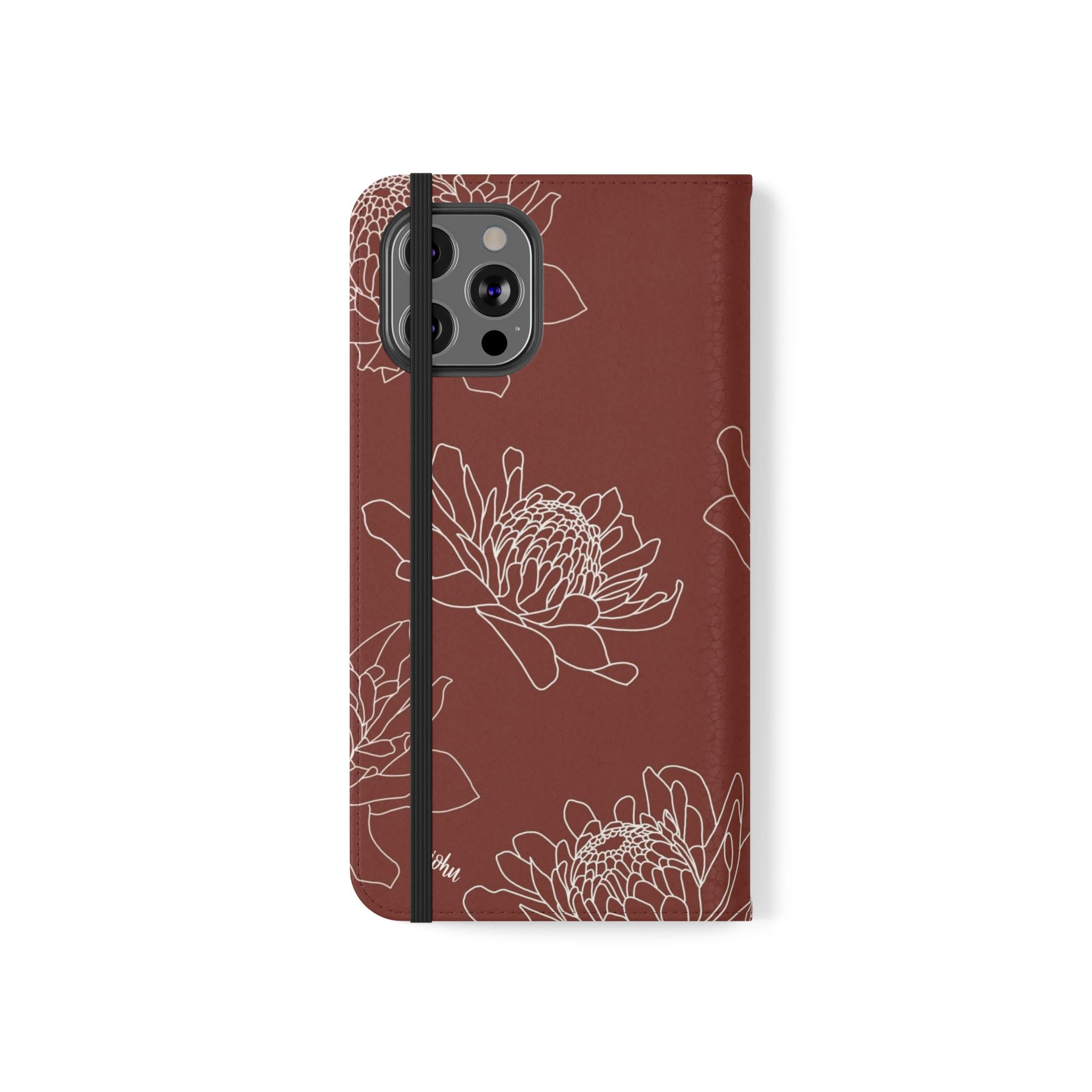 Torch Ginger Folio Case - Elegant & Durable Phone Cover for iPhone & Samsung - Perfect for Travel, Work & Everyday Use