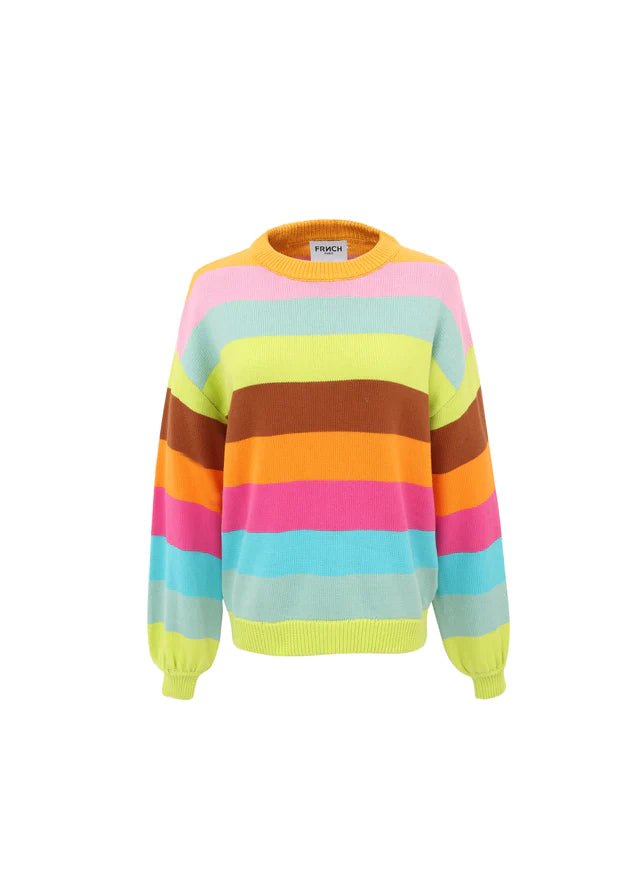 Emmy Stripe Jumper - Multicolor Women's Knit Sweater | Perfect for Casual Wear, Fall Fashion & Cozy Outfits