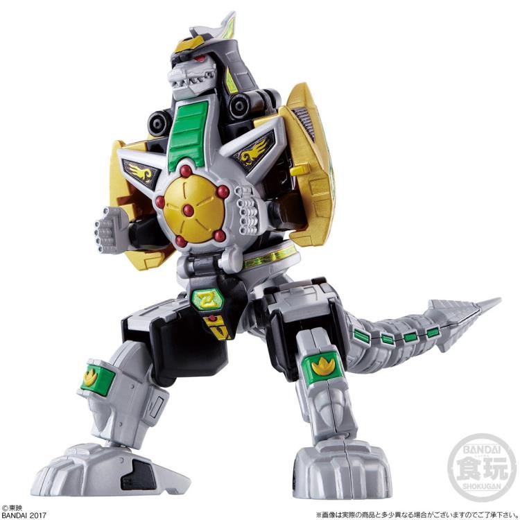 Bandai Shokugan Super MiniPla Power Rangers Dragonzord (Zyuranger Dragon Caesar) Model Kit - Buildable Collectible Figure for Fans & Display - Perfect for Home Decor, Gifts, and Anime Collections