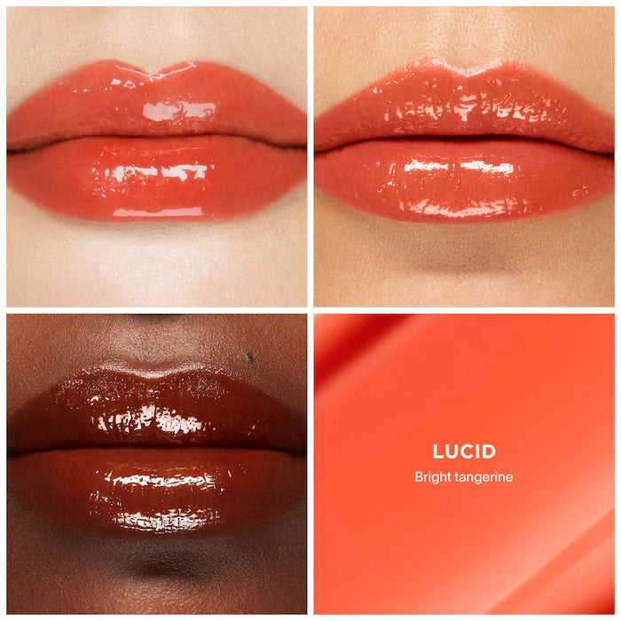 Hourglass Phantom Volumizing Glossy Lip Balm - Hydrating Plumping Lip Gloss for Full Lips, Shine & Moisture | Perfect for Day & Night Wear, Special Occasions & Everyday Glam