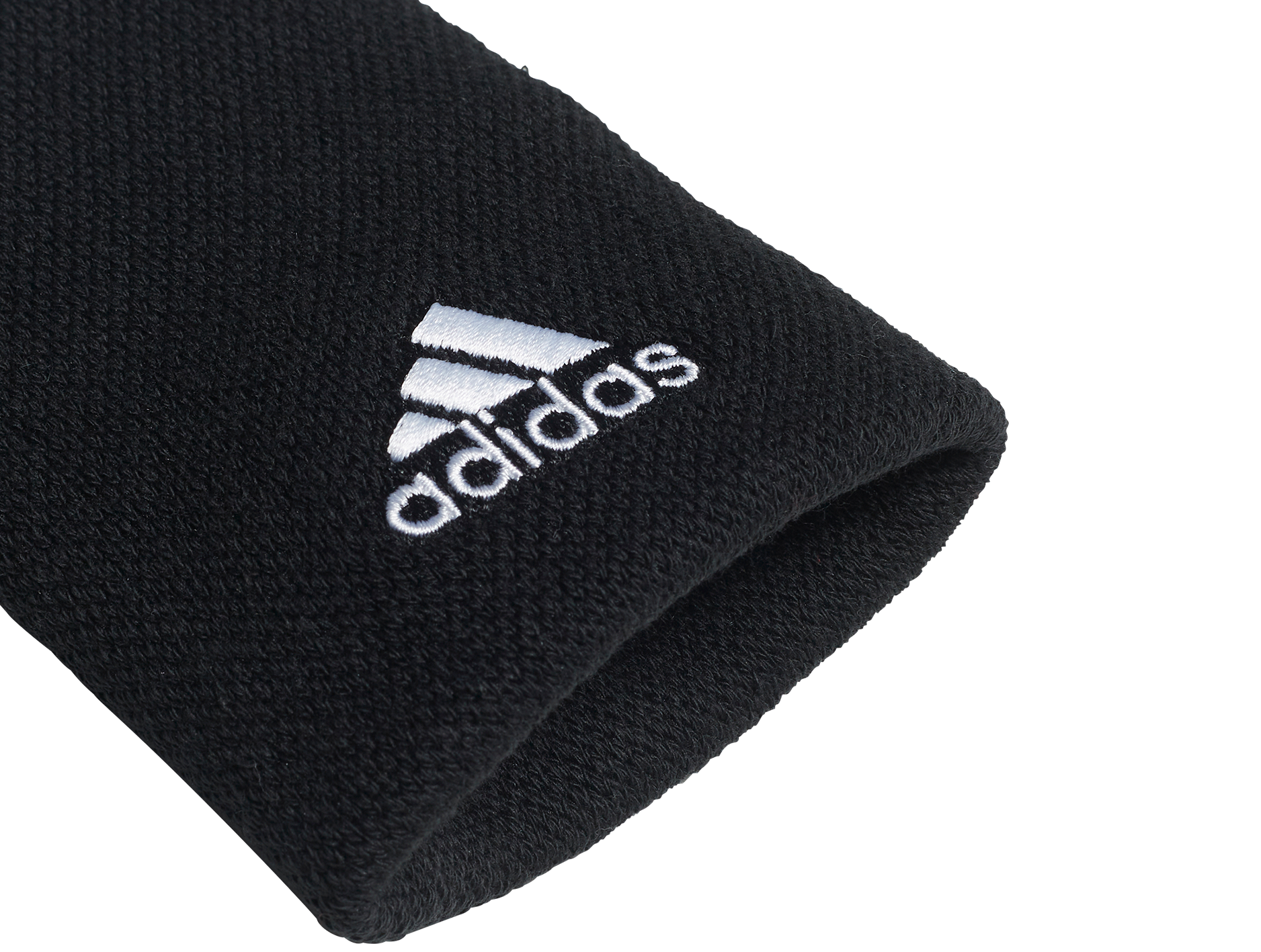 Adidas Tennis Wristband Large Black - Sweat Absorbent Sports Wrist Support for Men & Women - Perfect for Tennis, Basketball, Gym & Workout HD7321