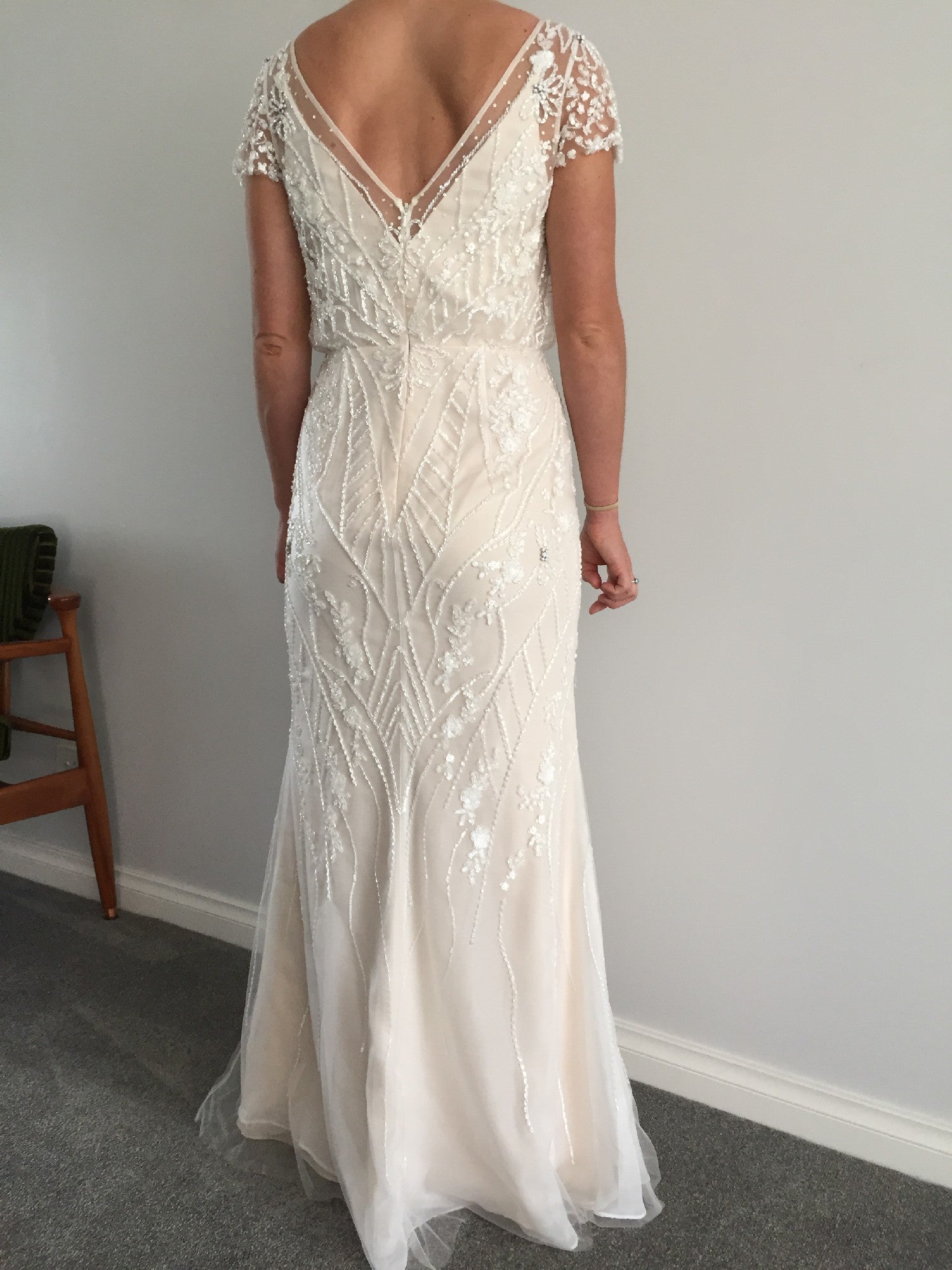 BHLDN Etoile Aurora Wedding Gown - Elegant Lace Bridal Dress for Beach, Garden & Formal Ceremonies