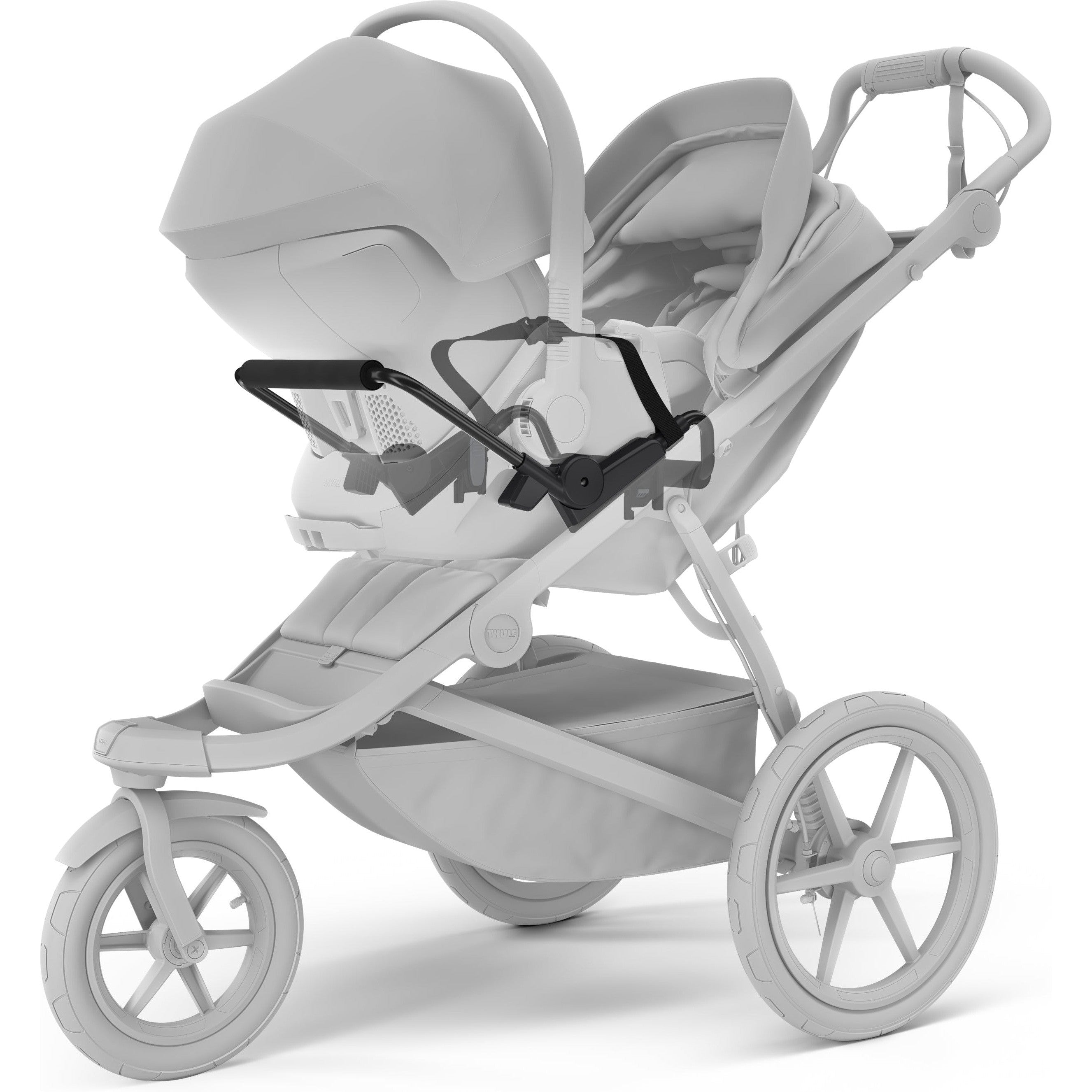 Thule Urban Glide 3 Single Car Seat Adapter - Universal Fit for Chicco & Other Major Brands | Perfect for Jogging, Travel & Everyday Stroller Use