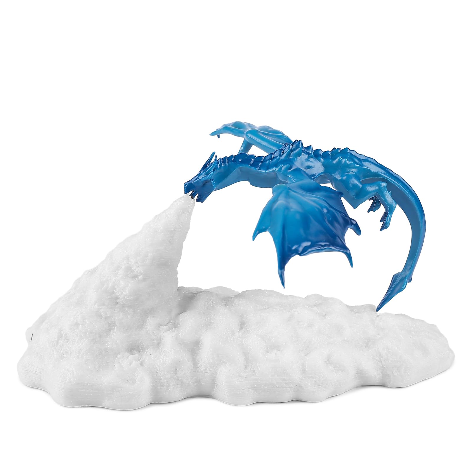 3D Printed Fire Dragon LED Night Light - USB Rechargeable Moon Lamp for Kids Bedroom Decor | Perfect Gift for Boys and Girls | Creates Magical Atmosphere for Bedtime, Gaming Rooms & Fantasy Themed Spaces