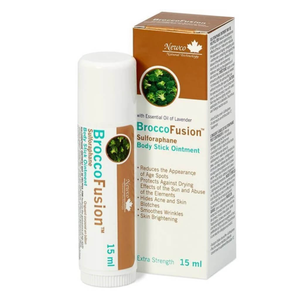 BroccoFusion Sulforaphane Body Stick Ointment - Natural Skin Support for Daily Wellness & Active Lifestyle | Perfect for Gym, Hiking & Outdoor Activities
