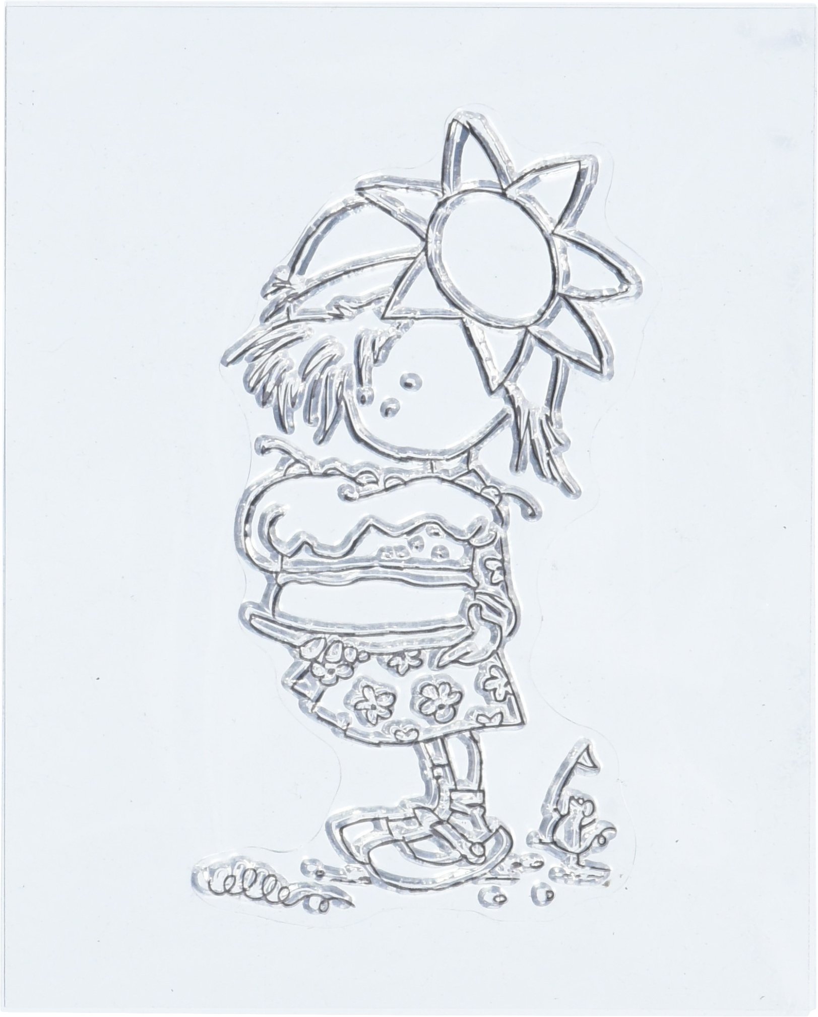 Marianne Design Clear Stamps - Don and Daisy Sweet Daisy Floral Rubber Stamps for Card Making, Scrapbooking & DIY Crafts | Perfect for Wedding Invitations, Greeting Cards & Paper Projects