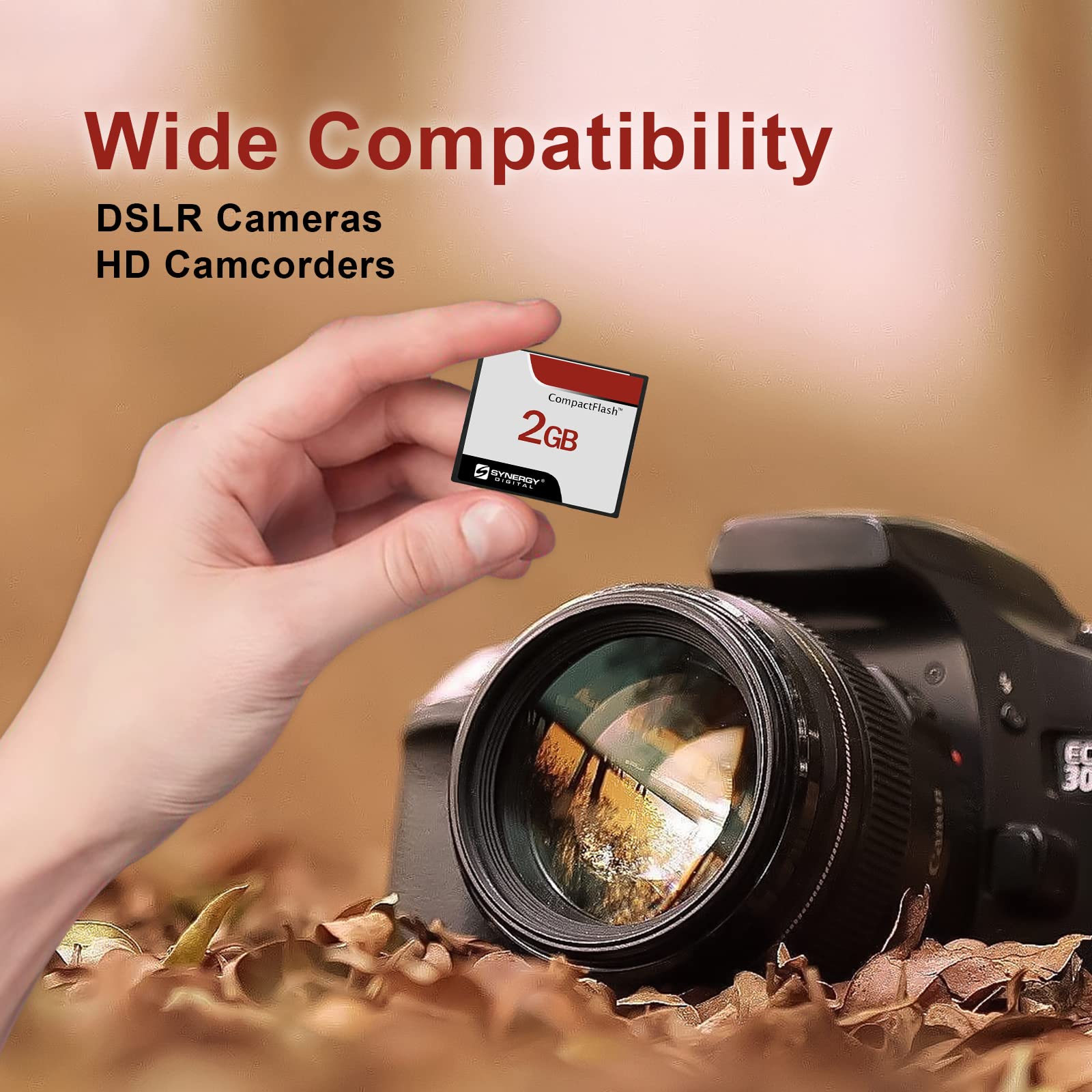 Synergy Digital Camera Memory Card - High Speed SD Card Compatible with Sony DSLR-A900 & Other DSLR Cameras - Perfect for Photography, Videography & Travel