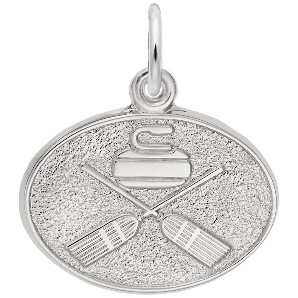 Elegant Curling Charm Pendant - Sterling Silver Charms for Bracelets & Necklaces - Perfect for DIY Jewelry Making & Gift Giving