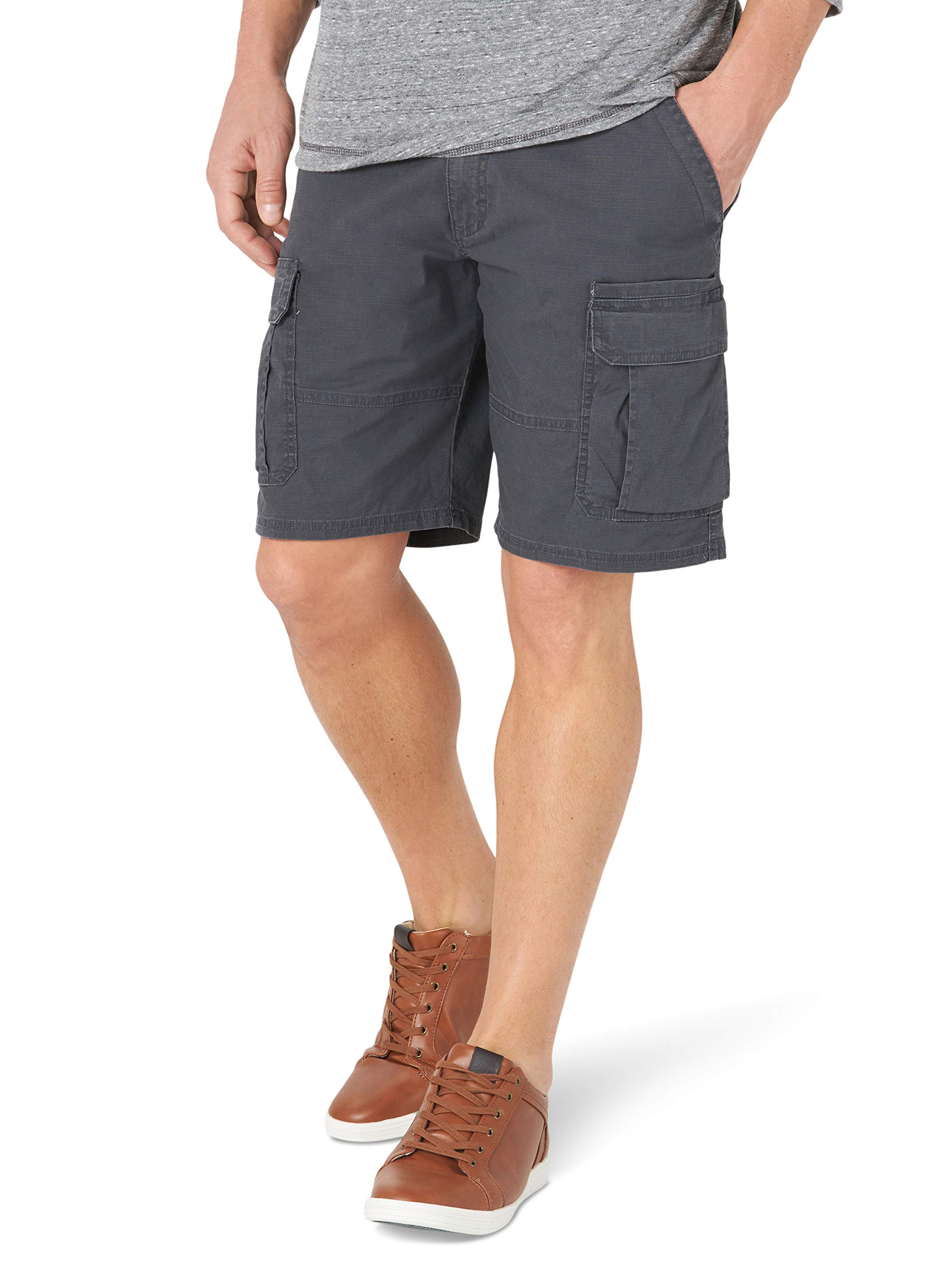 Wrangler Authentics Men's Classic Stretch Cargo Shorts - Comfortable & Durable for Outdoor Activities, Hiking, and Casual Wear