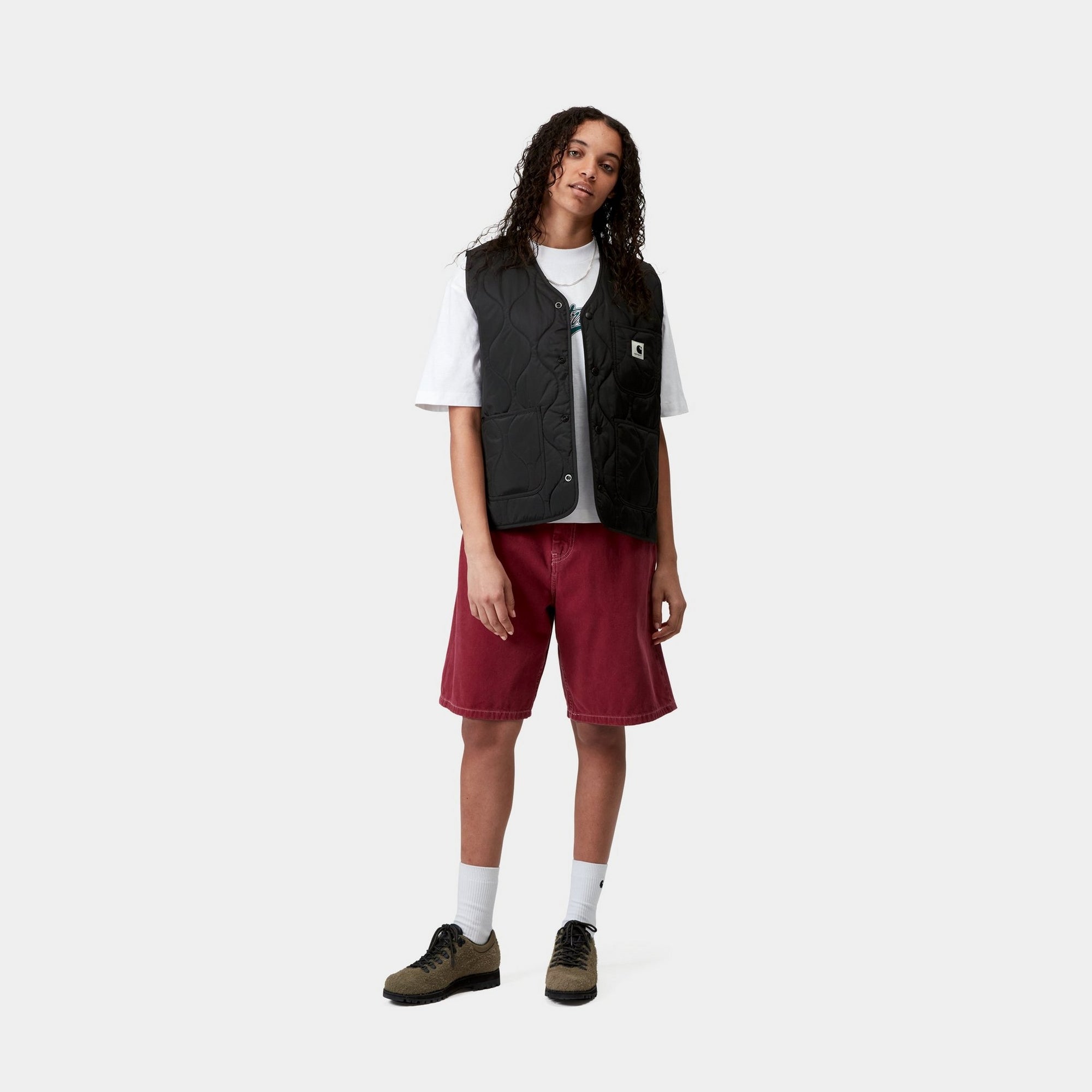 Women's Skyler Vest - Black | Lightweight Quilted Puffer Vest for Layering | Perfect for Fall, Winter & Outdoor Activities