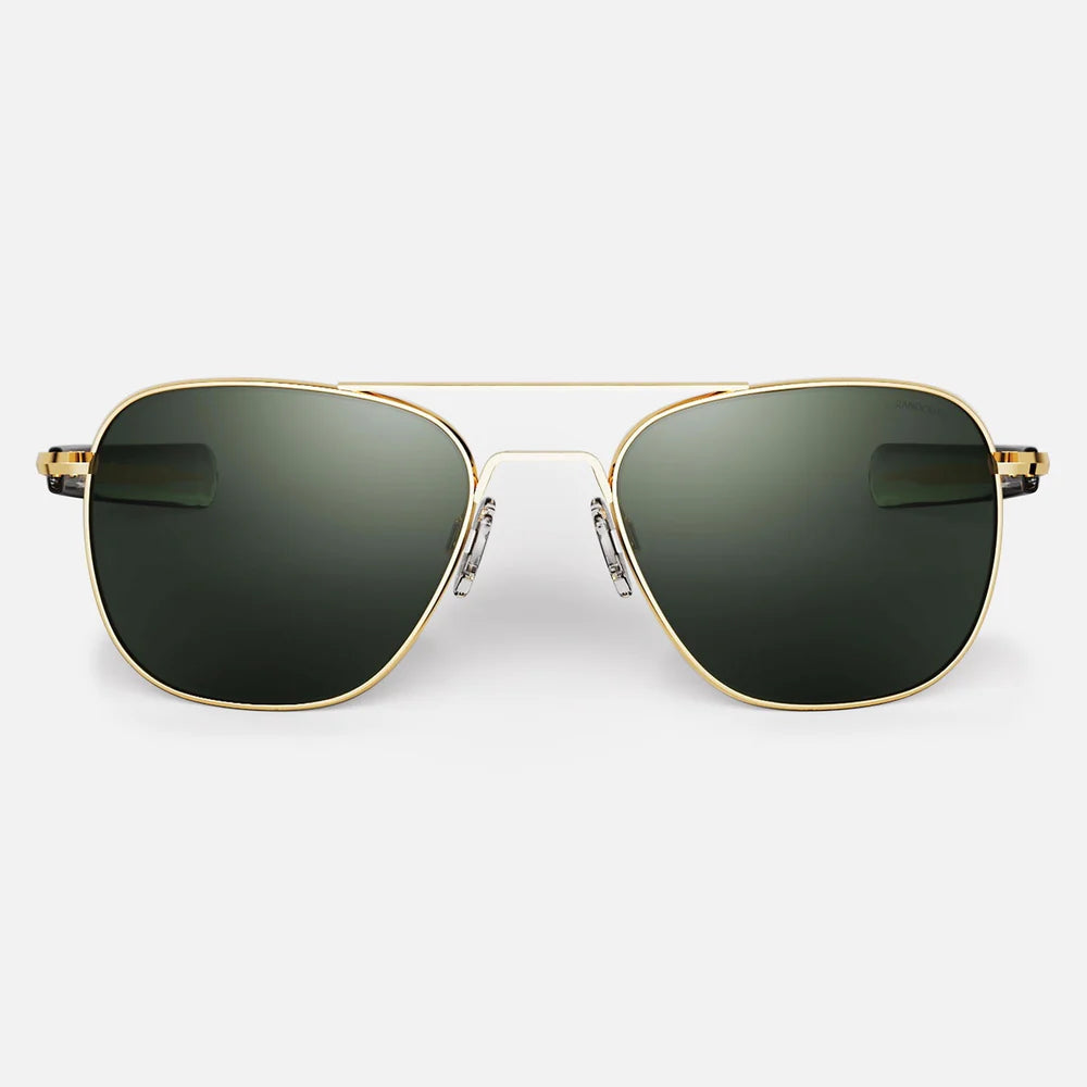 Luxury Aviator Sunglasses AGX Lens with 23K Gold Frame - Perfect for Driving, Travel & Outdoor Activities