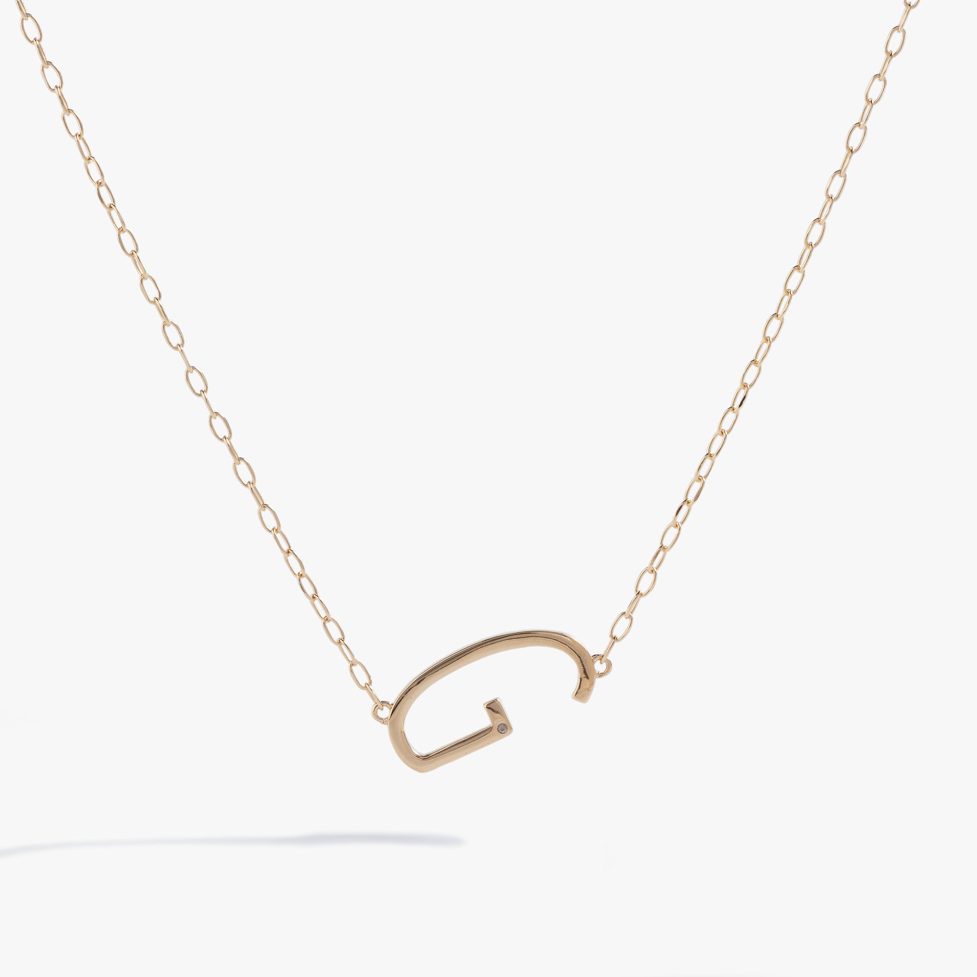 Initial G Precious Elongated Necklace - Elegant Personalized Jewelry for Women | Perfect for Gifts, Anniversaries & Special Occasions
