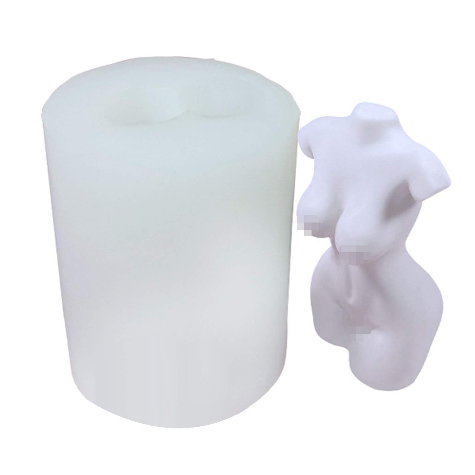 3D Silicone Body Shape Mold for Soap Making, Jewelry, Pendants & Crafts - Naked Human Figure Silicone Molds for DIY Home Decorations, Bath Bombs & Candle Making