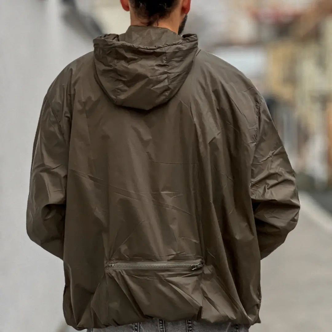 Lightweight Men's Packable Full Zip Windbreaker Jacket - Water-Resistant & Breathable for Outdoor Hiking, Running, and Travel