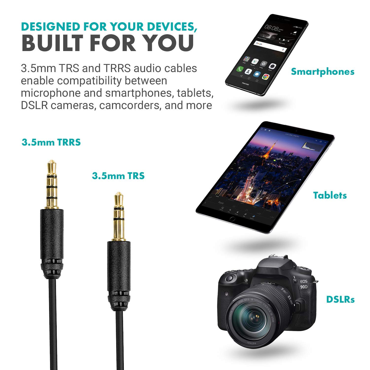 Movo VXR10-PRO+ Smartphone Video Rig Kit with Pro Shotgun Microphone, LED Light & Mini Tripod - Compatible with iPhone 11/11 Pro Max/SE/XS/XR/X & Android Phones - Perfect for Vlogging, YouTube Videos & Live Streaming