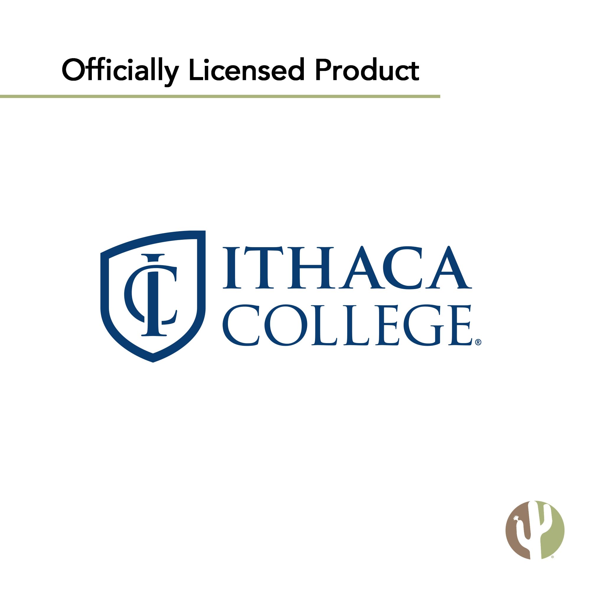 Desert Cactus Ithaca College IC Bombers Vinyl Decal Sticker Set (4 Inch) - Perfect for Laptop, Water Bottle, Car, Scrapbook & DIY Crafts - Durable Waterproof Stickers for College Pride Decor