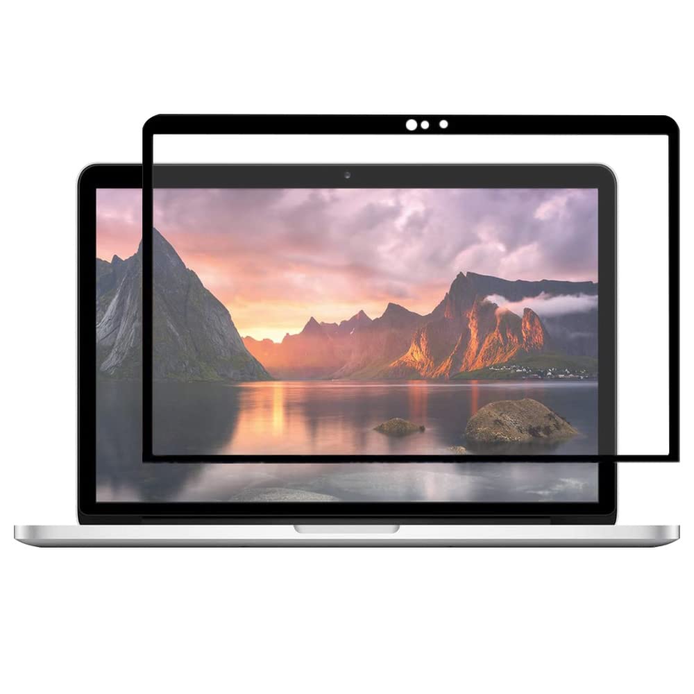 YBP HD Privacy Screen Filter for MacBook Pro 13 Inch (2016-2022 M1/M2) & MacBook Air 13.3 (2018-2021 M1) - Anti Blue Light, Removable Small Frame Glue - Perfect for Office, Coffee Shops & Public Spaces