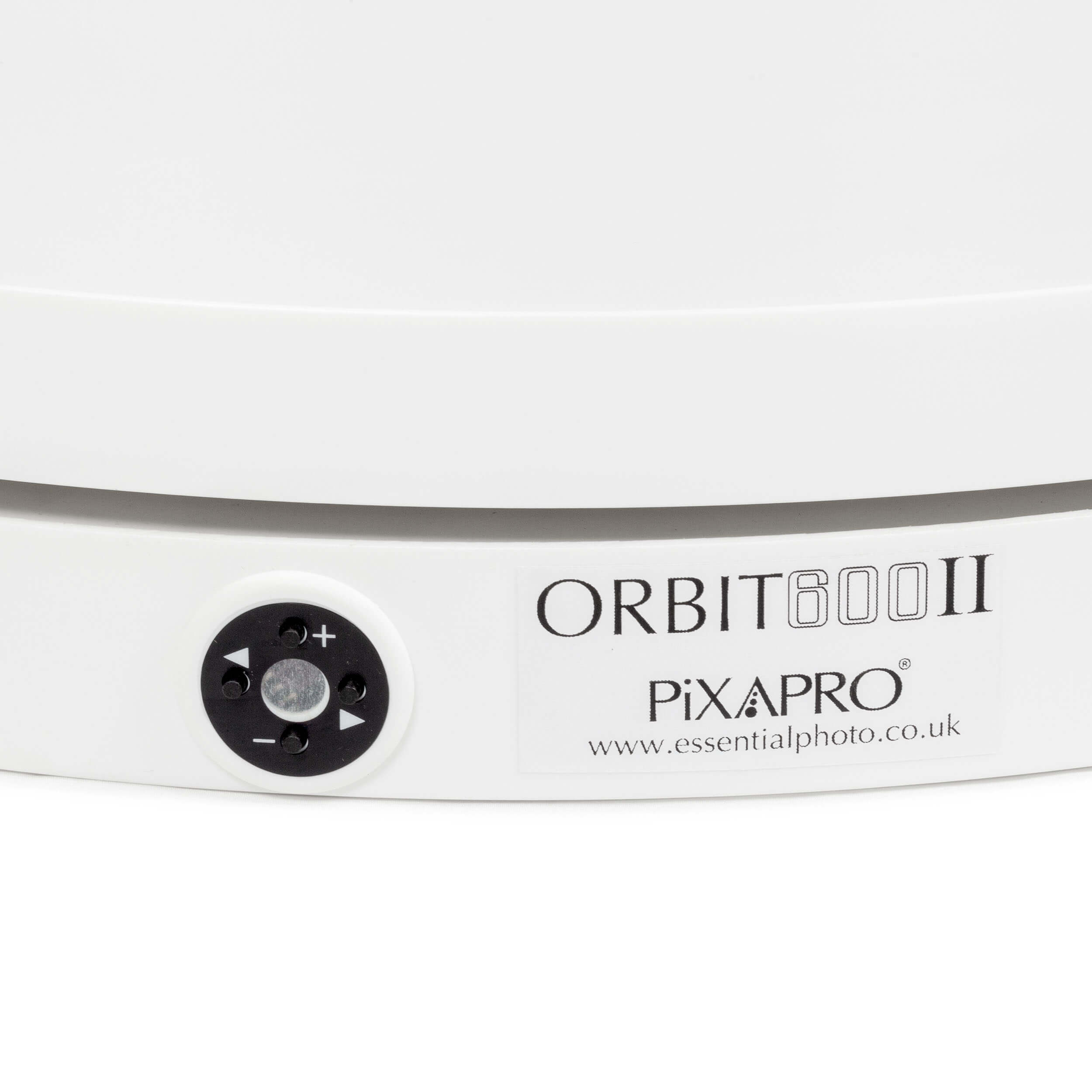ORBIT800 360° 10-Speed 80cm White Electric Rotating Display Stand for Retail Stores, Exhibitions & Product Showcases - Smooth Silent Motor for Jewelry, Watches & Electronics