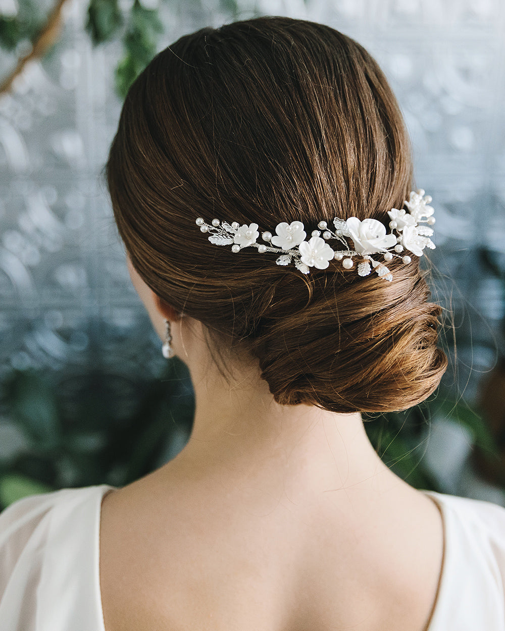 Elegant Dahlia Mini Hair Vine - Floral Hair Accessory for Weddings, Bridal Bouquets & Special Occasions
