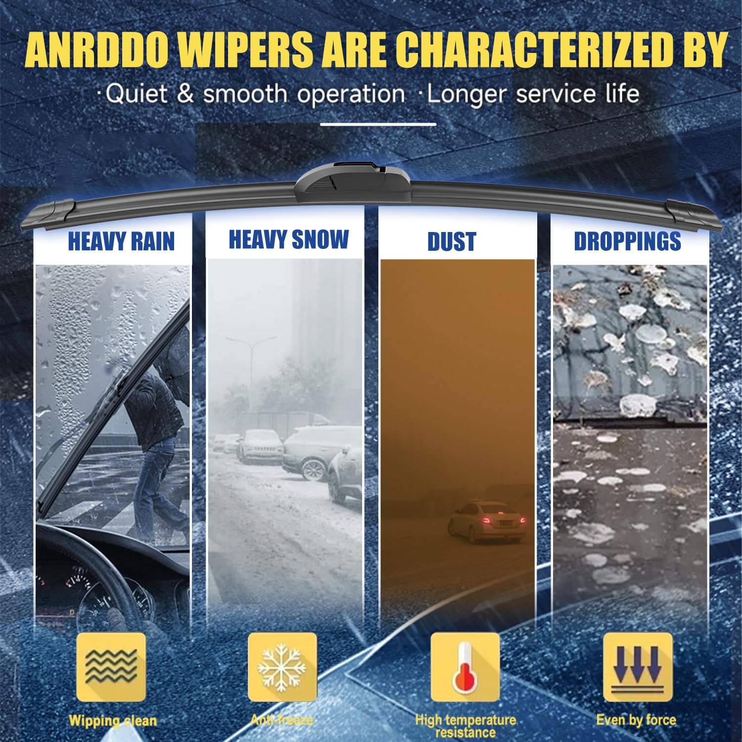Jeep Wrangler JK Windshield Wiper Blades Set (2007-2018) - 15
