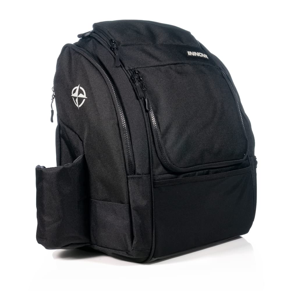 **Innova Discs Safari Pack Backpack - Durable Disc Golf Bag for Ultimate Frisbee Players (Black, One Size) - Perfect for Tournaments, Practice & Outdoor Adventures**