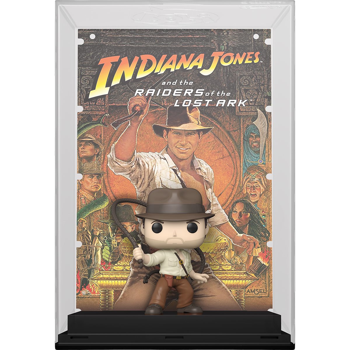 Indiana Jones Raiders of the Lost Ark Funko Pop! Vinyl Figure #30 - Collectible Movie Poster Edition with Protective Case | Perfect for Display, Gifts & Pop Culture Collections