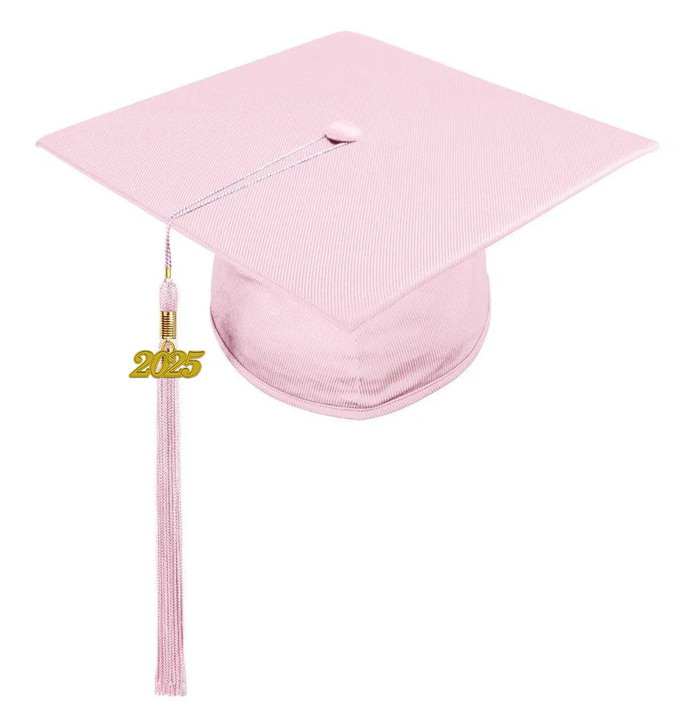 Pink Graduation Cap with Tassel for Kids - Preschool & Kindergarten Graduation Ceremony Accessories - Perfect for Graduation Photos, School Events & Celebrations