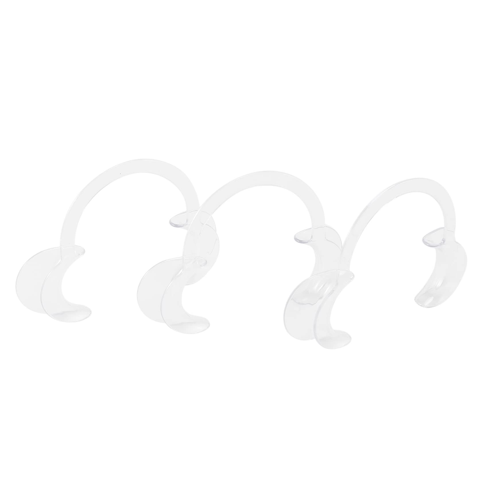Evarbuild 3pcs Autoclavable Dental Teeth Whitening Lip & Cheek Retractors - Reusable Dentist Mouth Opener for Teeth Cleaning, Whitening & Dental Procedures - Perfect for Dentists, Hygienists & At-Home Teeth Care