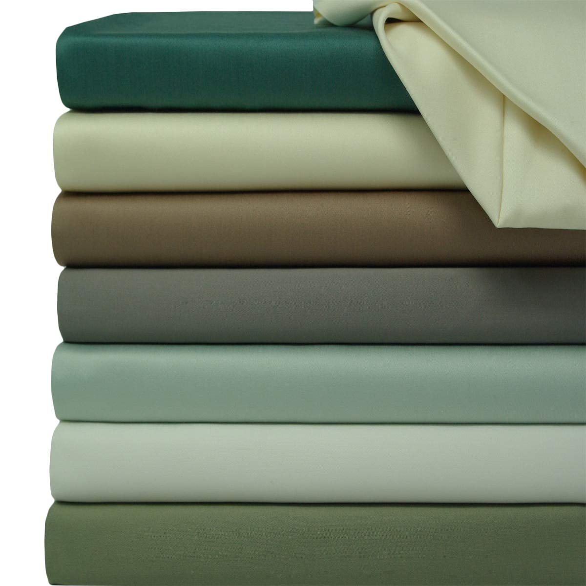 Premium 600-Thread-Count Bamboo Viscose King Size Pillowcase Set of 2 - Ultra Soft, Breathable & Cooling Bedding - Perfect for Hot Sleepers, Luxury Hotels & Home Decor (Taupe)