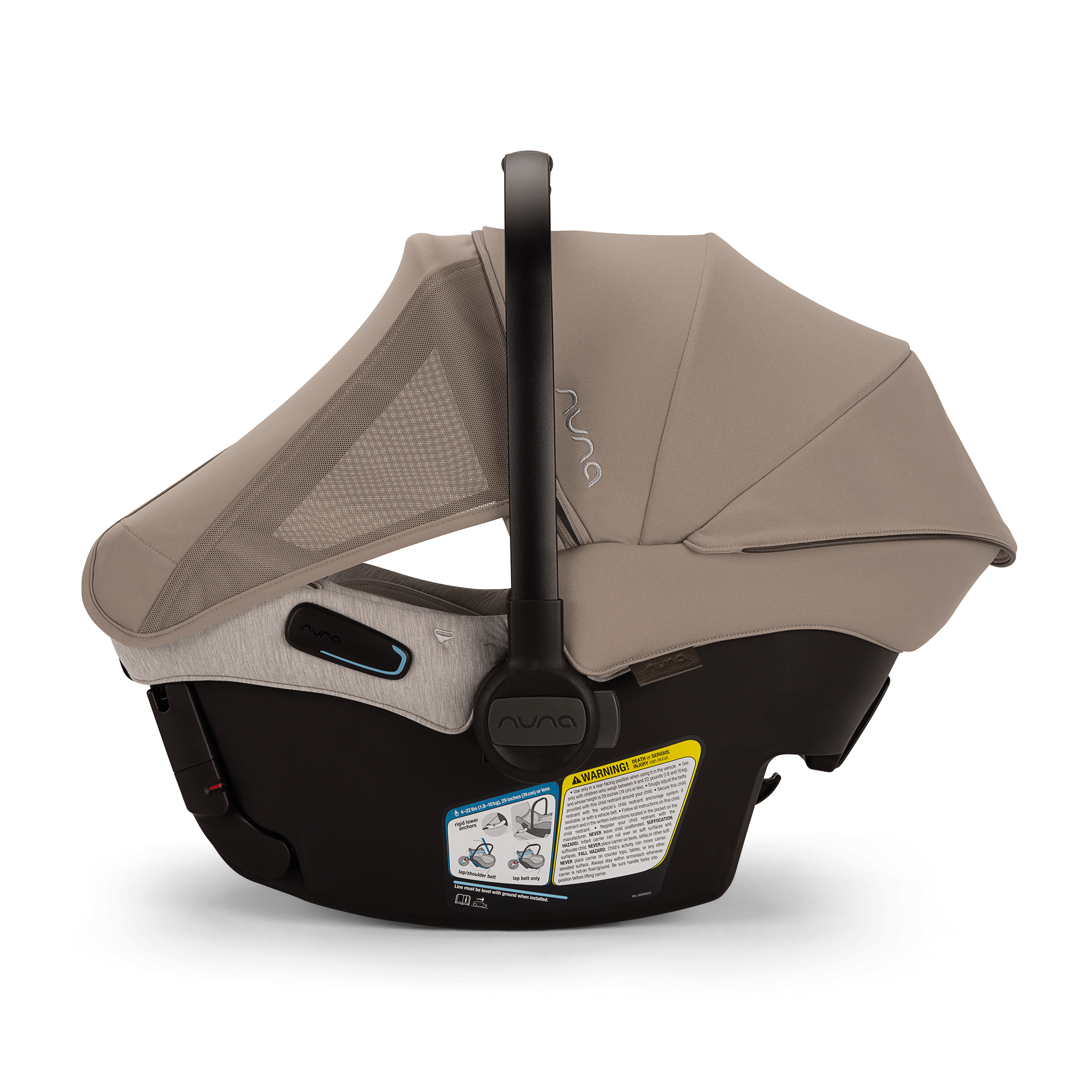 Nuna TRVL lx + PIPA urbn Lightweight Travel Stroller and Car Seat System for Infants – Perfect for Air Travel, City Walks, and Everyday Use