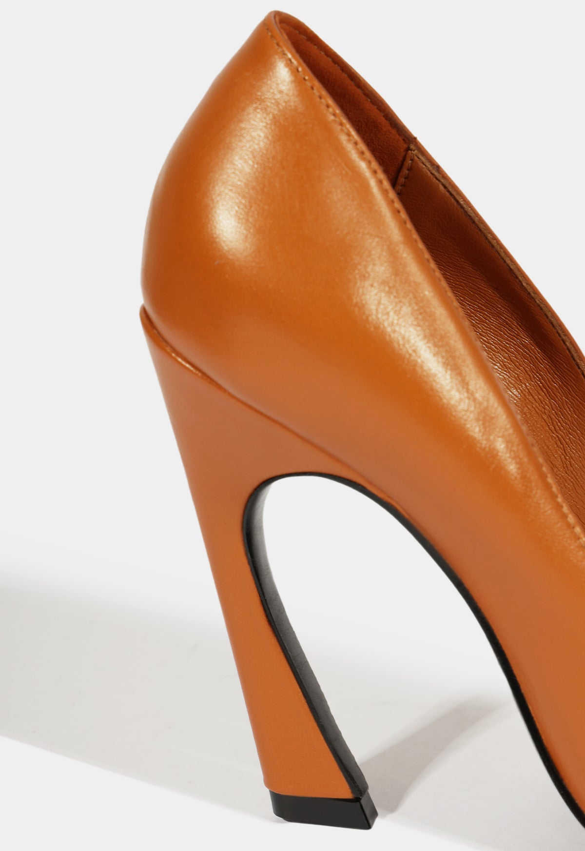 Lexi High Sculptural Brown Pump - Elegant Women's Heels for Work, Party & Special Occasions | Comfortable & Stylish Dress Shoes for Professional & Evening Wear