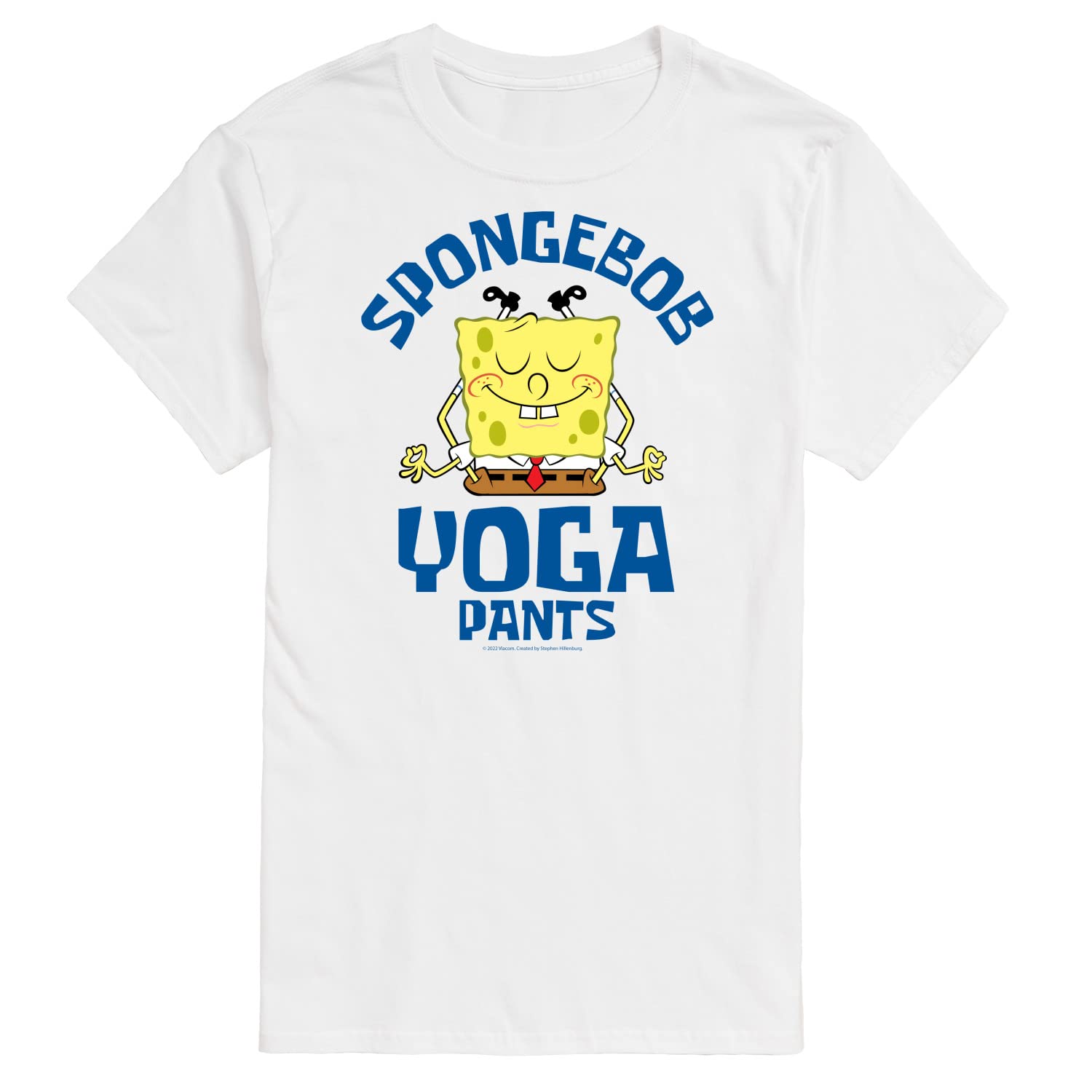Spongebob Squarepants Graphic T-Shirt for Men - Soft Cotton Short Sleeve Tee - Funny Cartoon Print Casual Shirt - Perfect for Yoga, Gym, Lounge Wear & Everyday Outfits