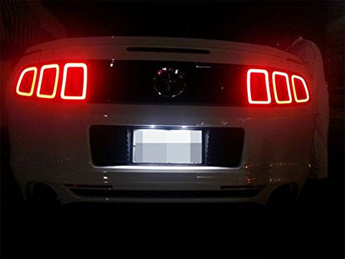 2-Pack White 360 Degree Shine 168 194 2825 T10 LED Bulbs for License Plate Lights - Perfect for Car, Truck, SUV & Motorcycle Interior & Exterior Lighting