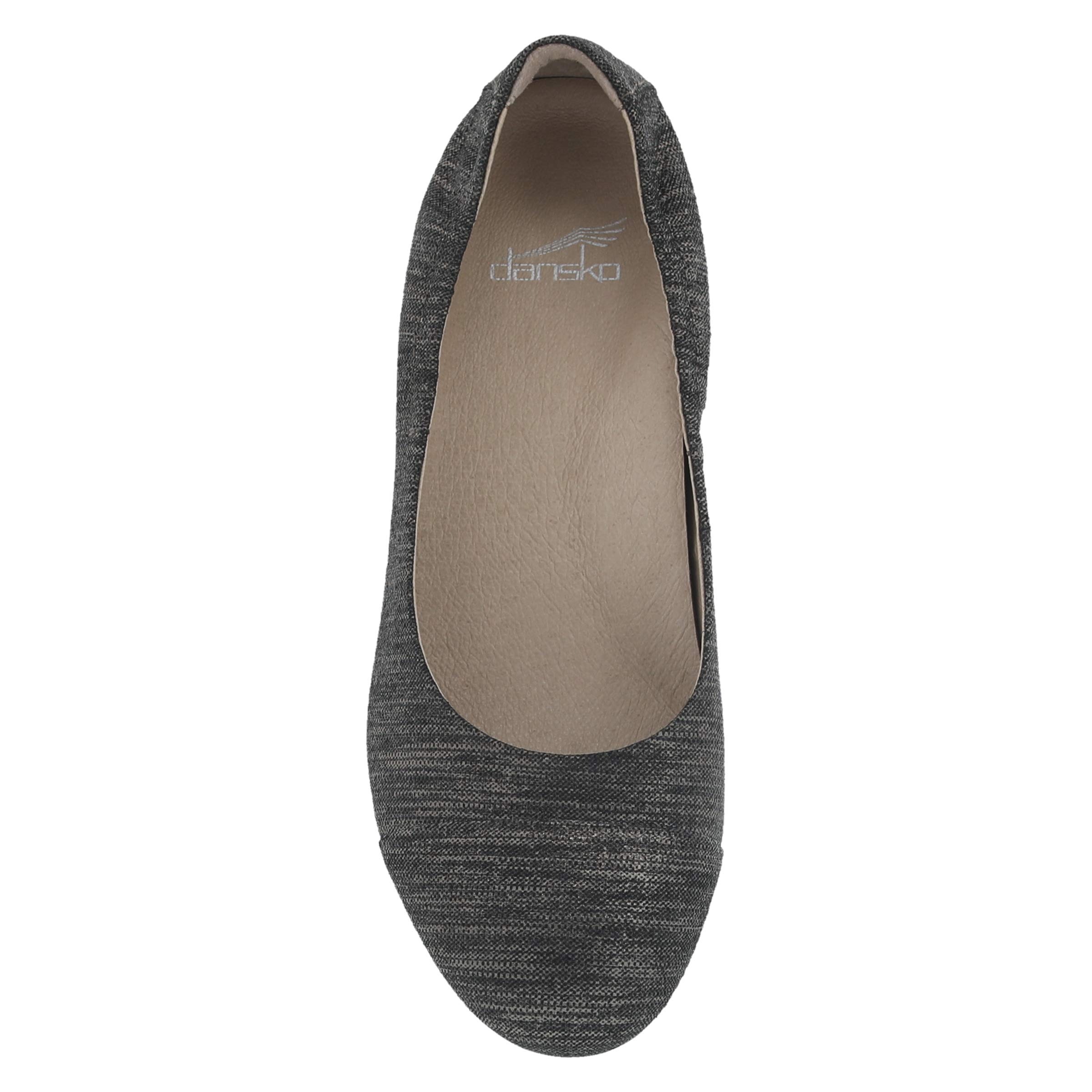 Dansko Women's Lisanne Comfortable Slip-On Flats - Lightweight & Supportive for Work, Travel & Everyday Wear