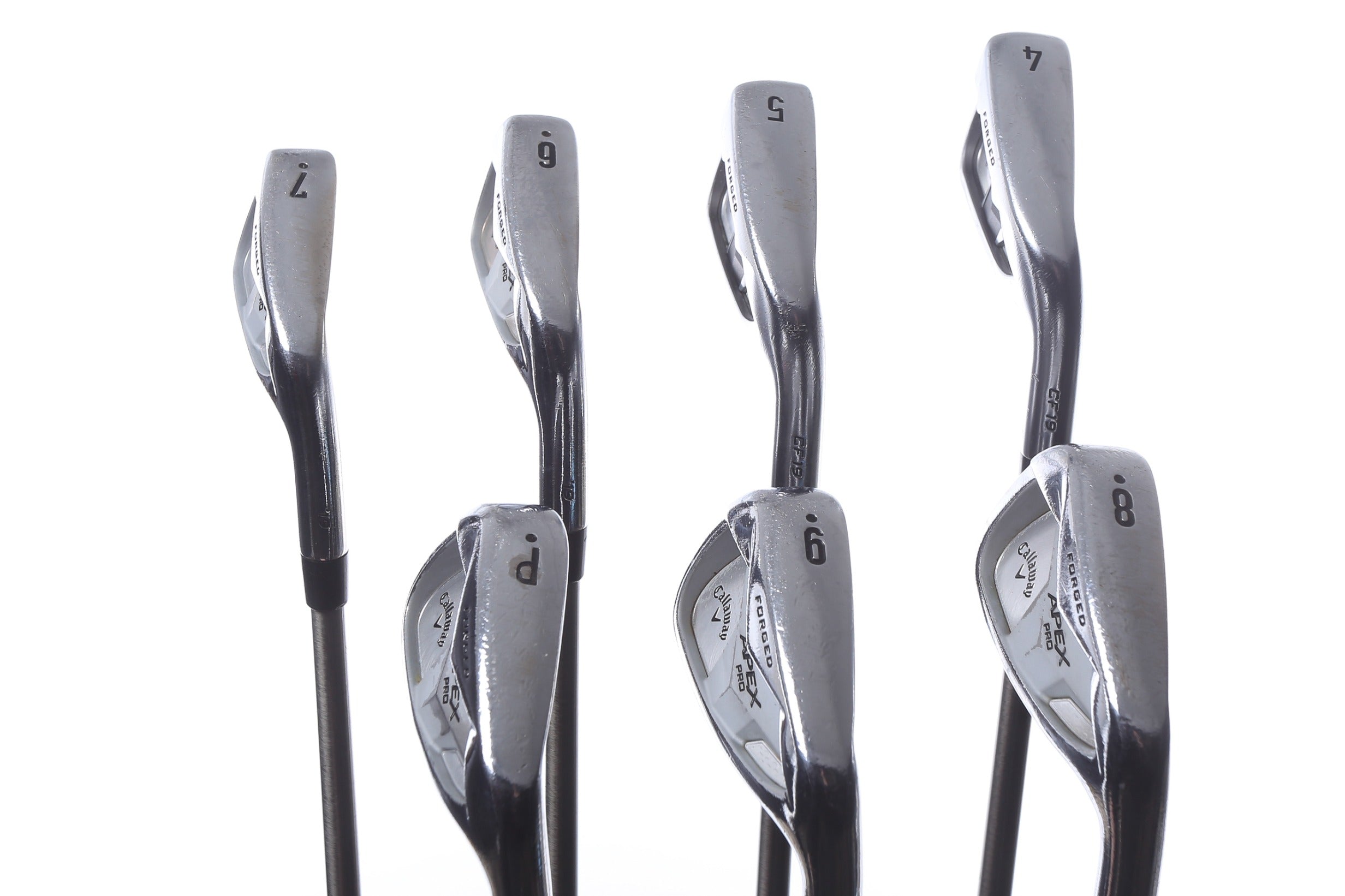 Used Callaway Apex 19 & Apex Pro 19 Iron Set - Right Handed 4-PW Regular Flex Golf Clubs for Men | Perfect for Improving Your Swing & Lowering Scores on the Course