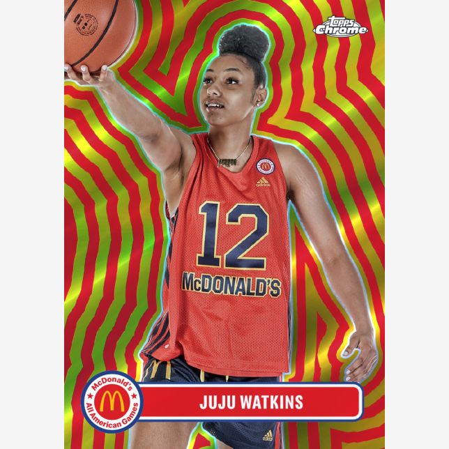 2023 Topps Chrome McDonald's All American Basketball Hobby Box - Collectible Trading Cards for NBA Fans & Sports Memorabilia Enthusiasts - Perfect for Collection, Investment & Gifting