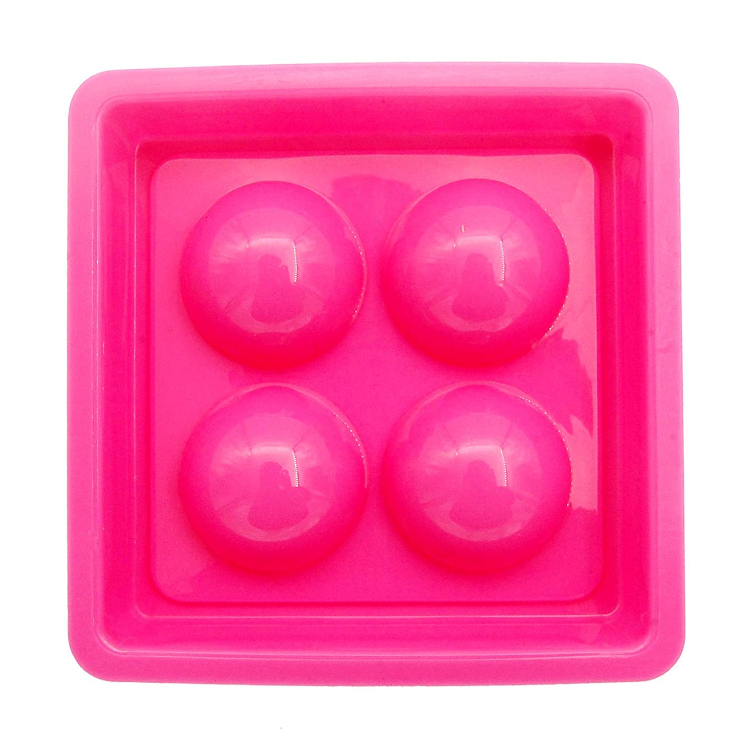 Elecsera 4-Piece Facial Cosmetic Tool Tray Set - Pink Plastic Washable Salon Organizer for Makeup Brushes, Spatulas & Beauty Tools | Perfect for Professional Salons & Home Spa Use