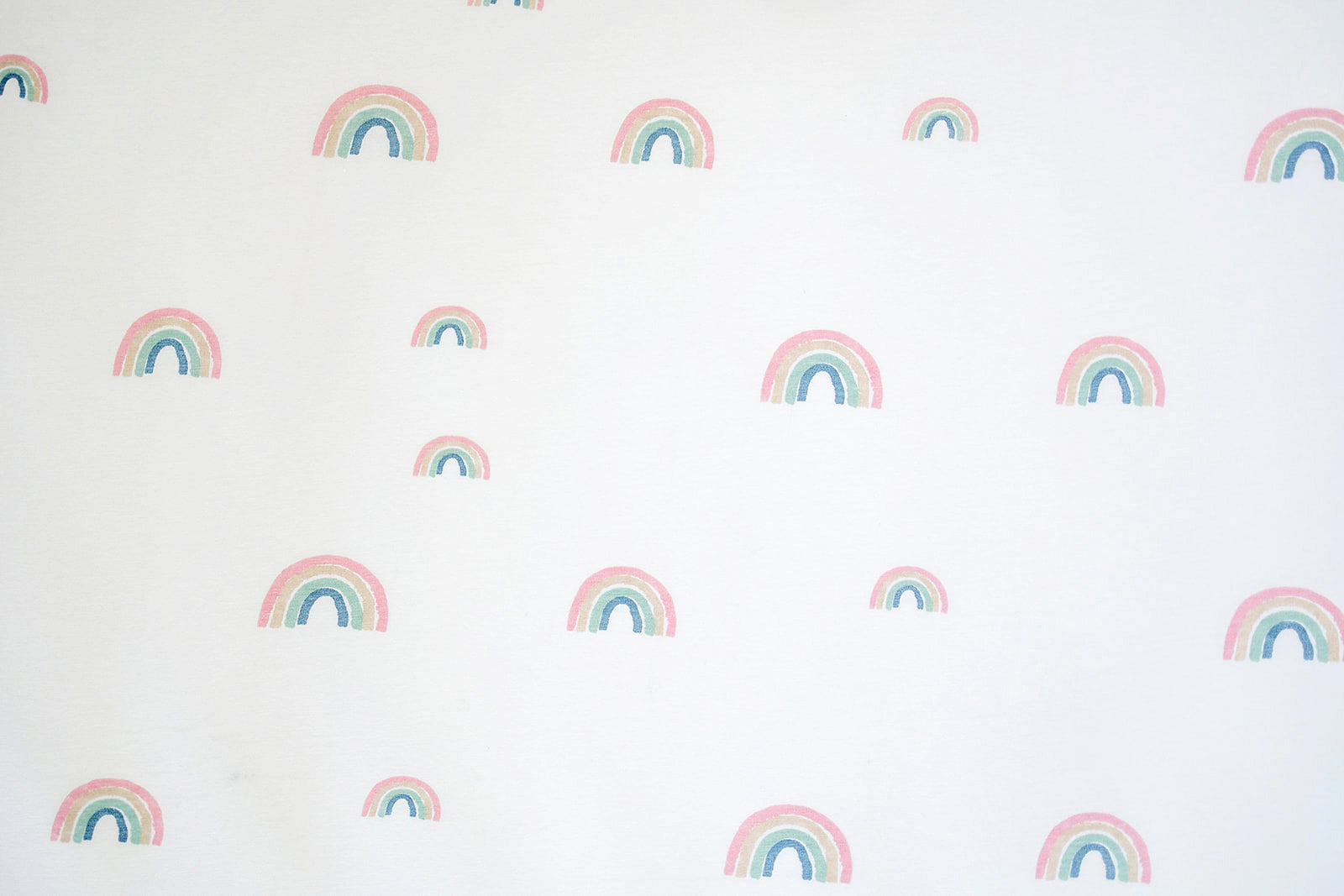 Ecolino® 100% Organic Cotton Crib Sheet with Rainbow Design - Soft & Breathable Baby Bedding for Nursery, Crib, and Toddler Beds