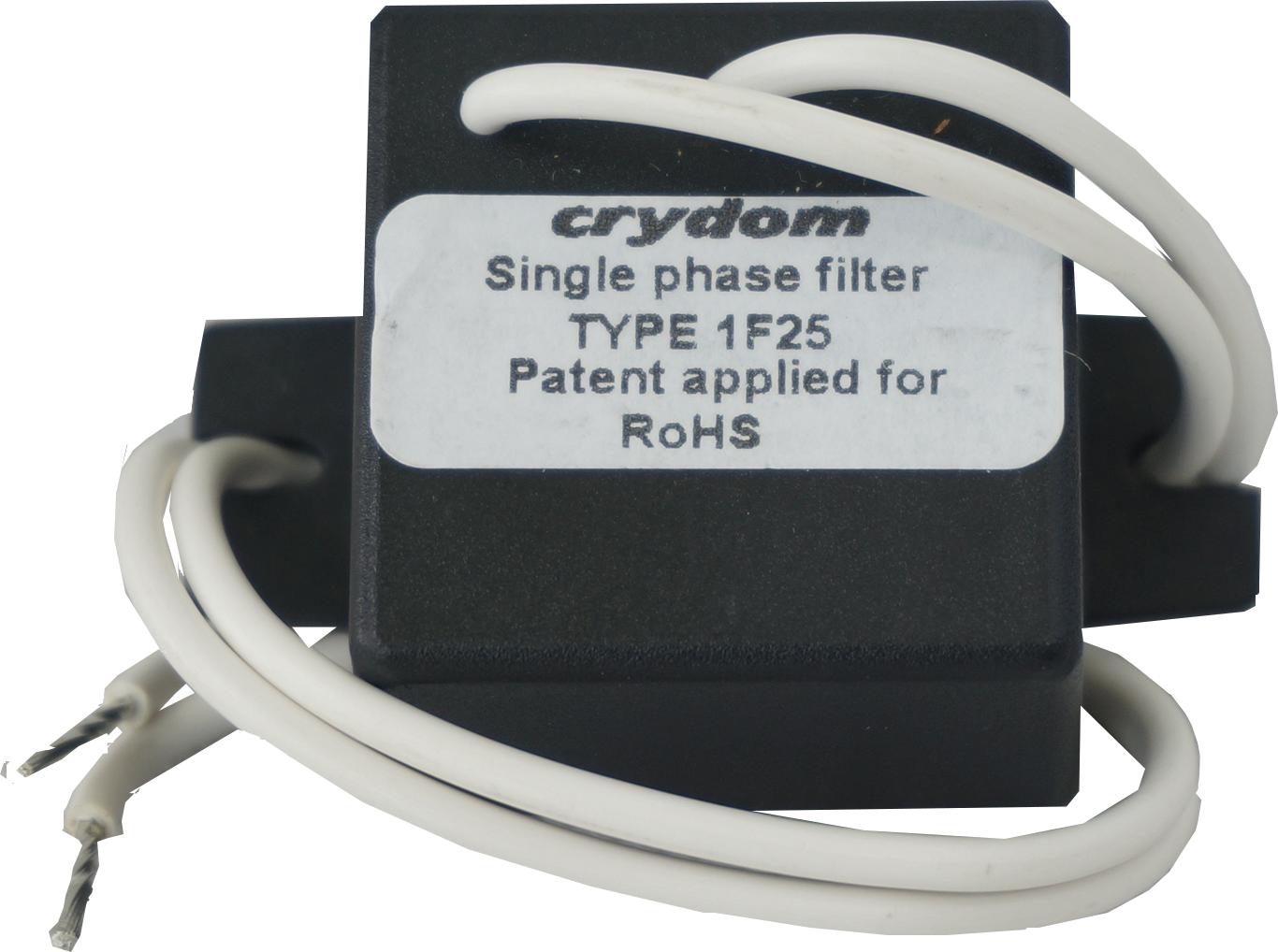 1F25 Single Phase EMC Power Line Filter - EMI Noise Suppression for Home & Industrial Electronics, Appliances, and Medical Equipment