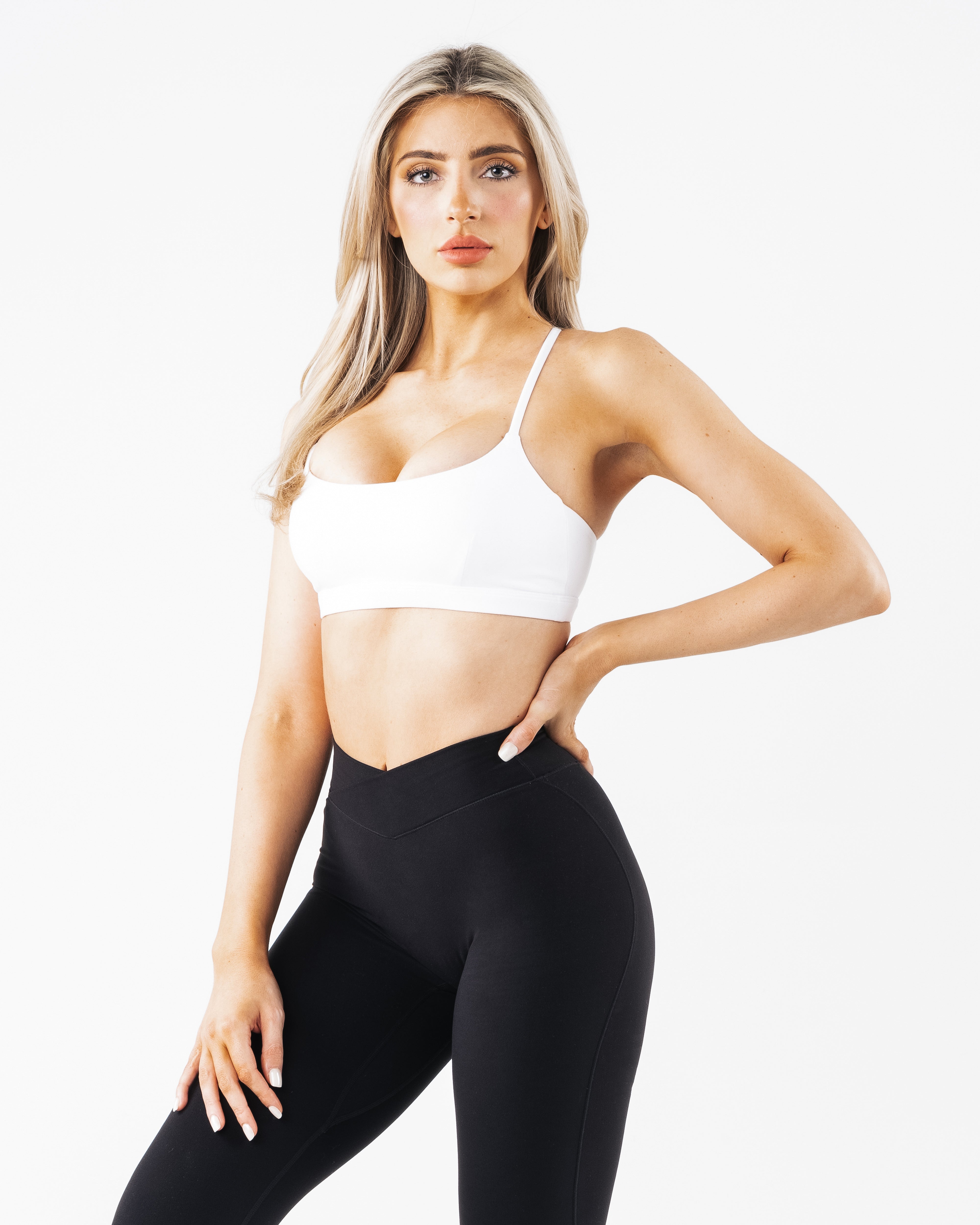 Core Bra - Comfortable Wireless Support for Women | Perfect for Yoga, Workouts & Everyday Wear | White